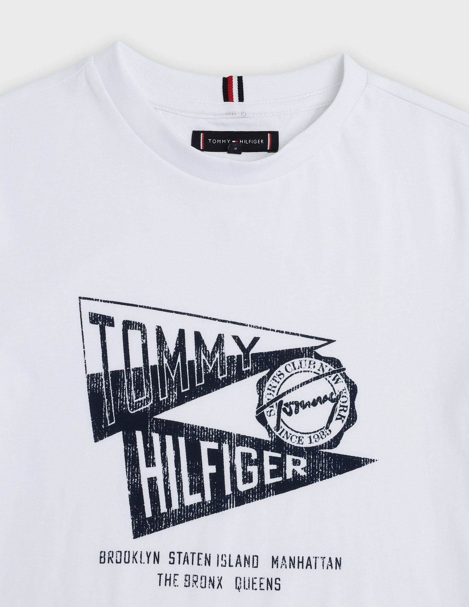 Tommy Hilfiger Kids Boys Graphic Regular Fit Cotton T-Shirt