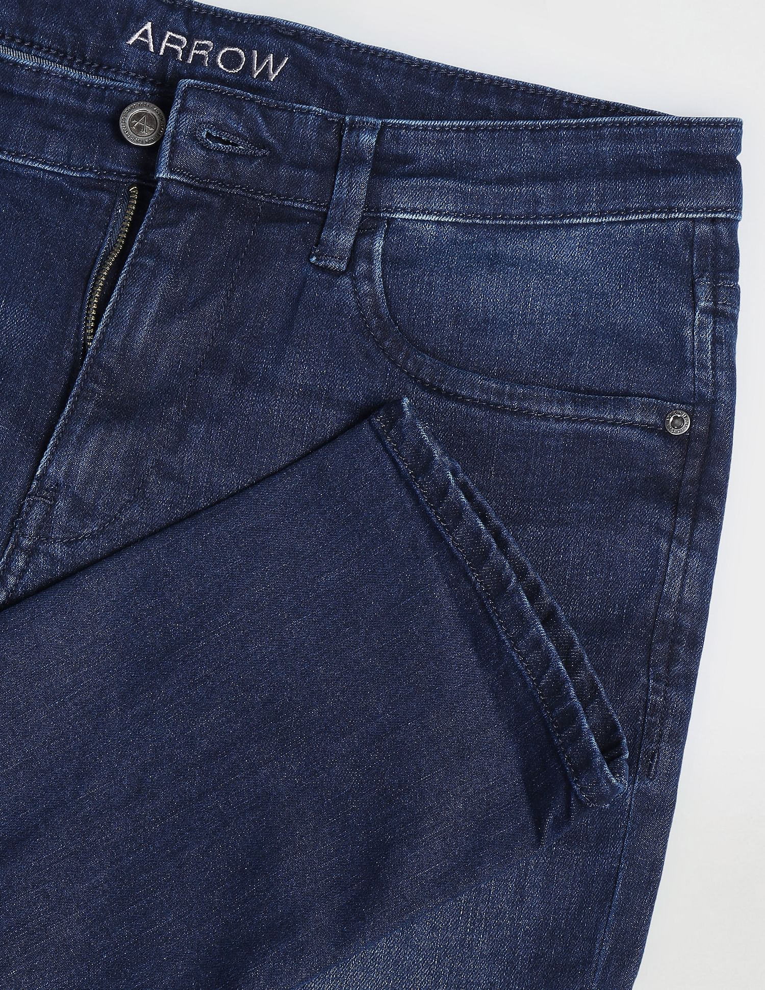 Arrow Sports Mid Rise Slim Fit Jeans