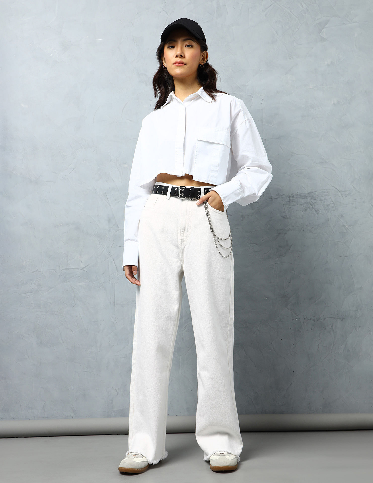 Flying Machine Women High Rise Vintage Straight Fit Jeans