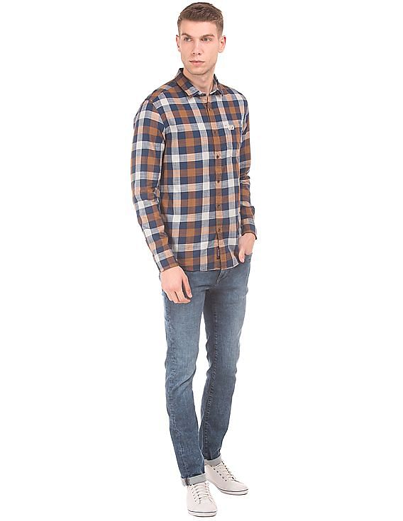 U.S. Polo Assn. Denim Co. Slim Fit Check Shirt