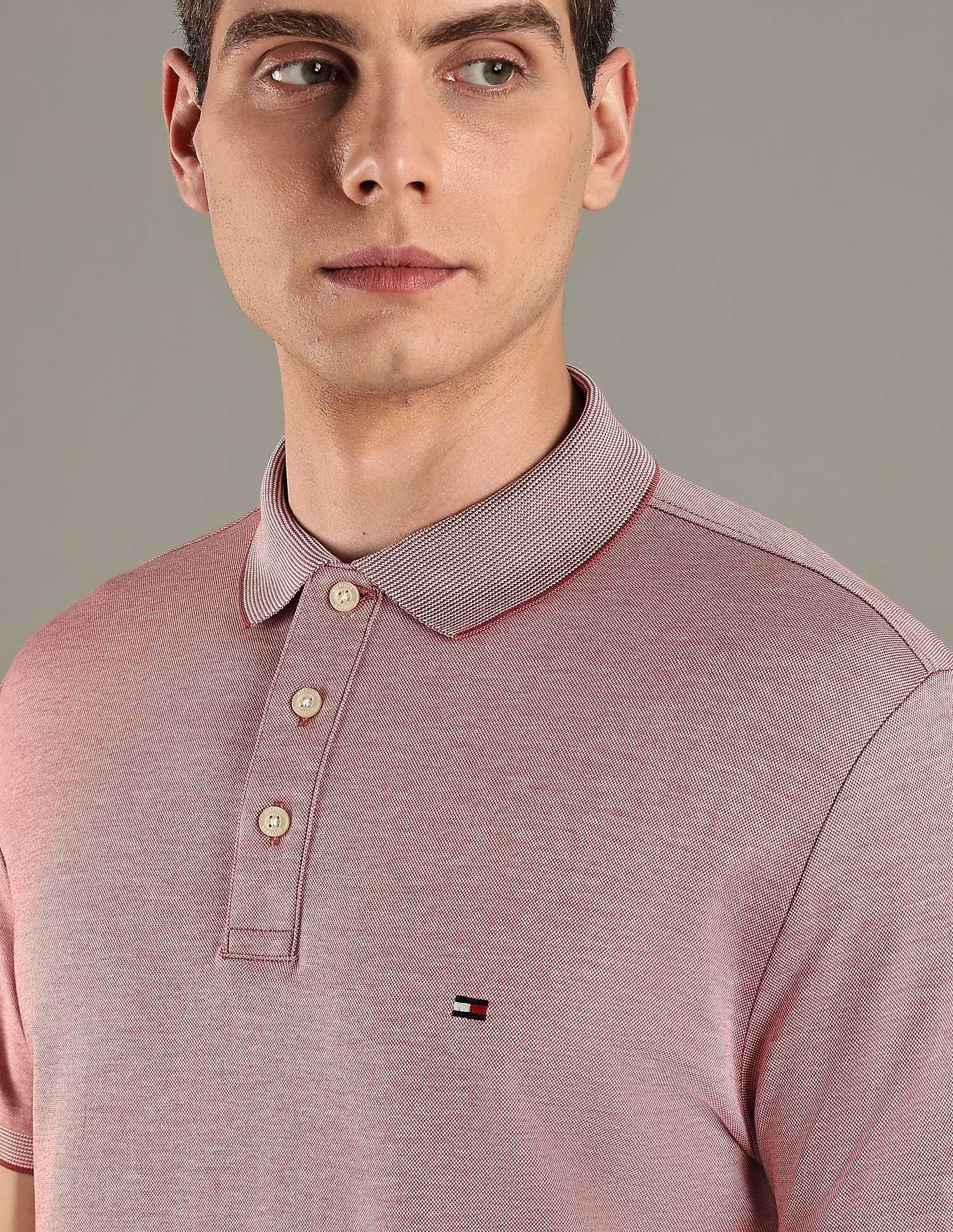 Tommy Hilfiger Printed Regular-Fit Cotton Polo T-Shirt