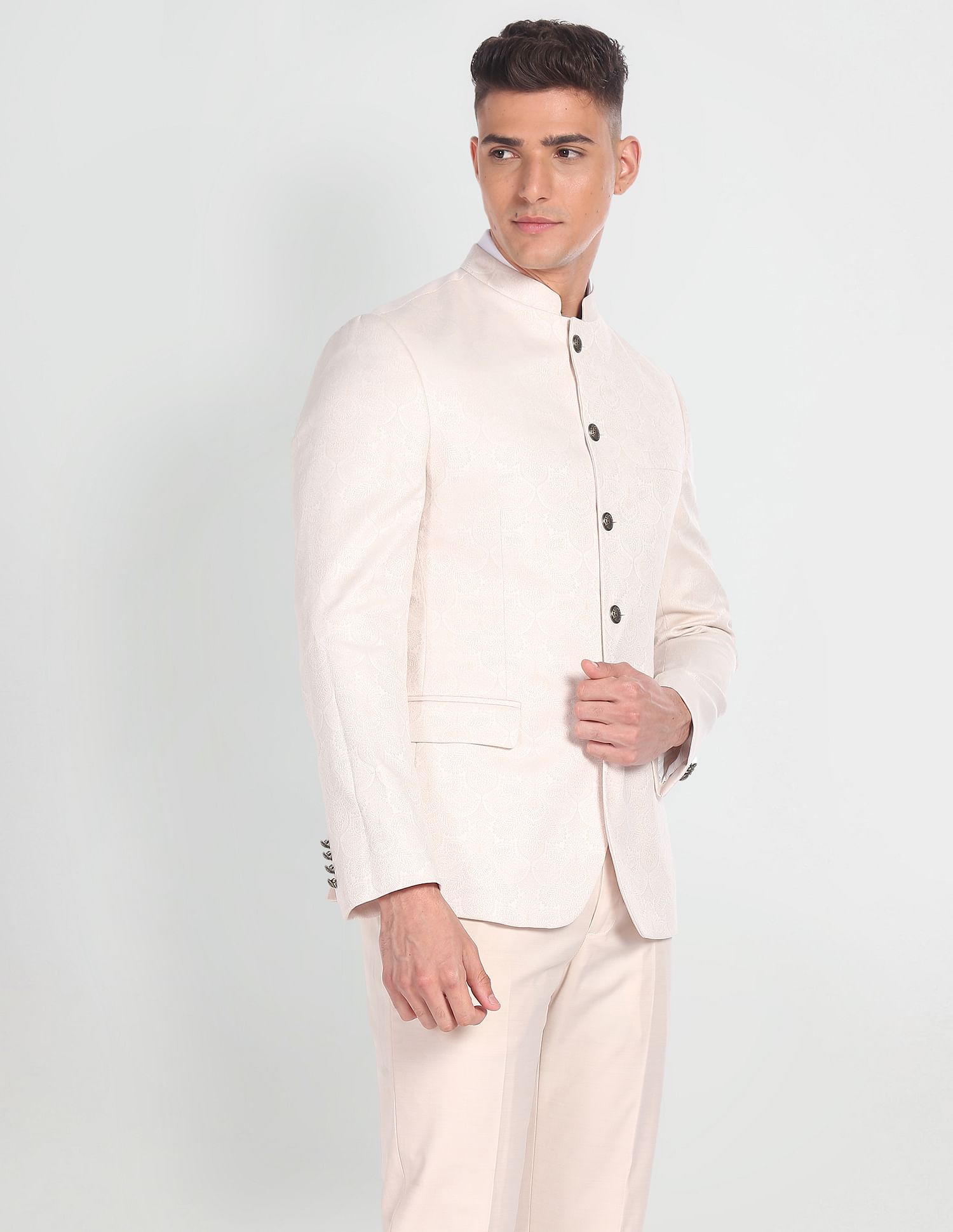 Arrow Paisley Tailored Fit Jacquard Suit