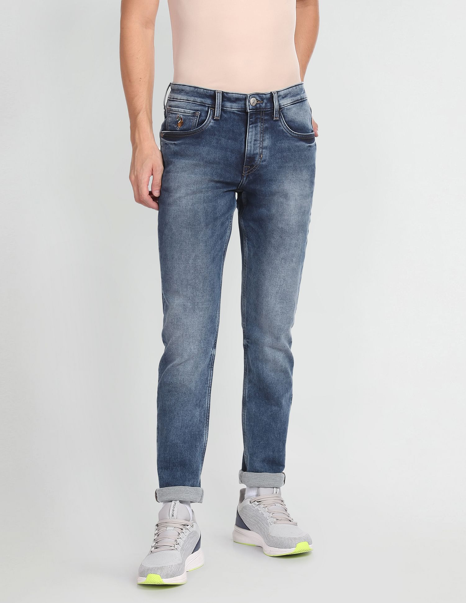 U.S. Polo Assn. Denim Co. Slim Tapered Fit Blue Jeans