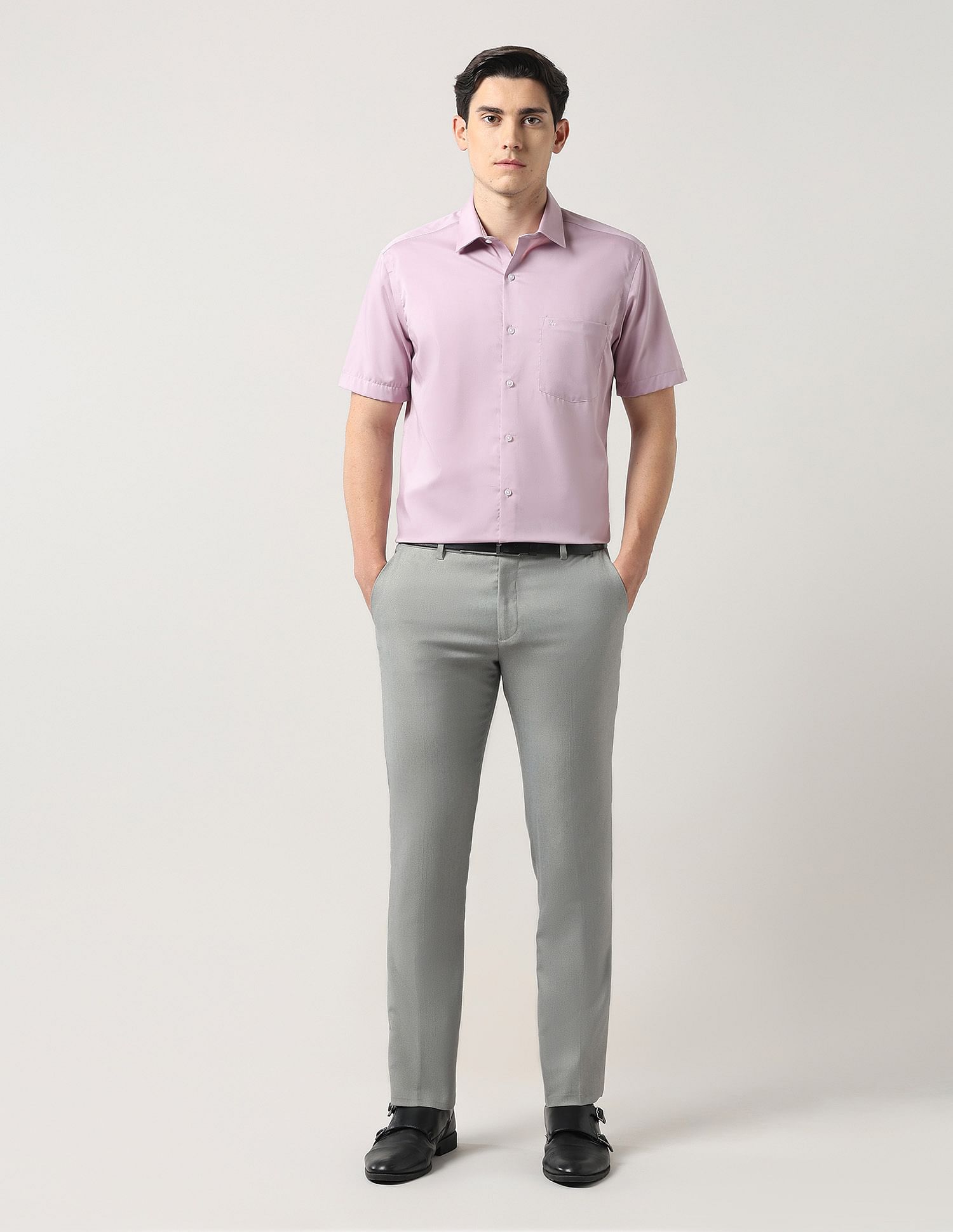 Arrow Liberty Classic Fit Solid Autopress Shirt