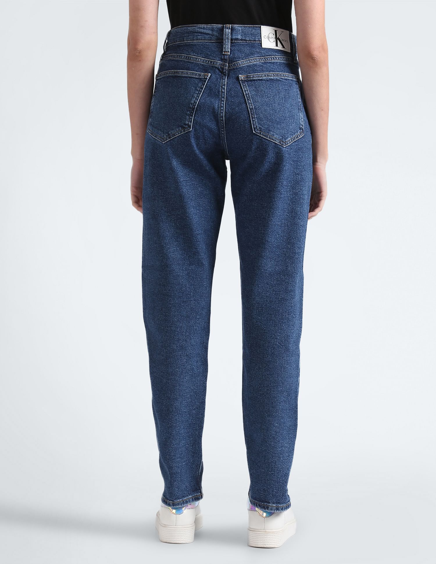 Calvin klein jeans slim shop straight true dark blue