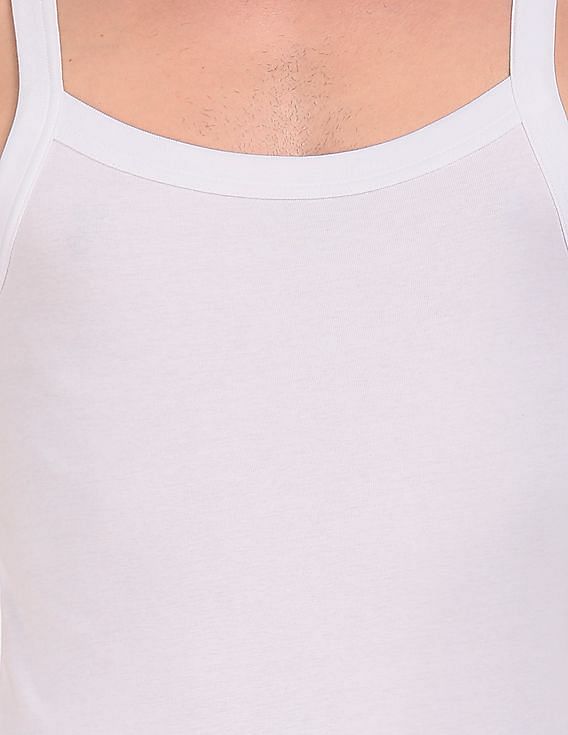 USPA Innerwear Round Neck Cotton I636 Vest - Pack Of 1