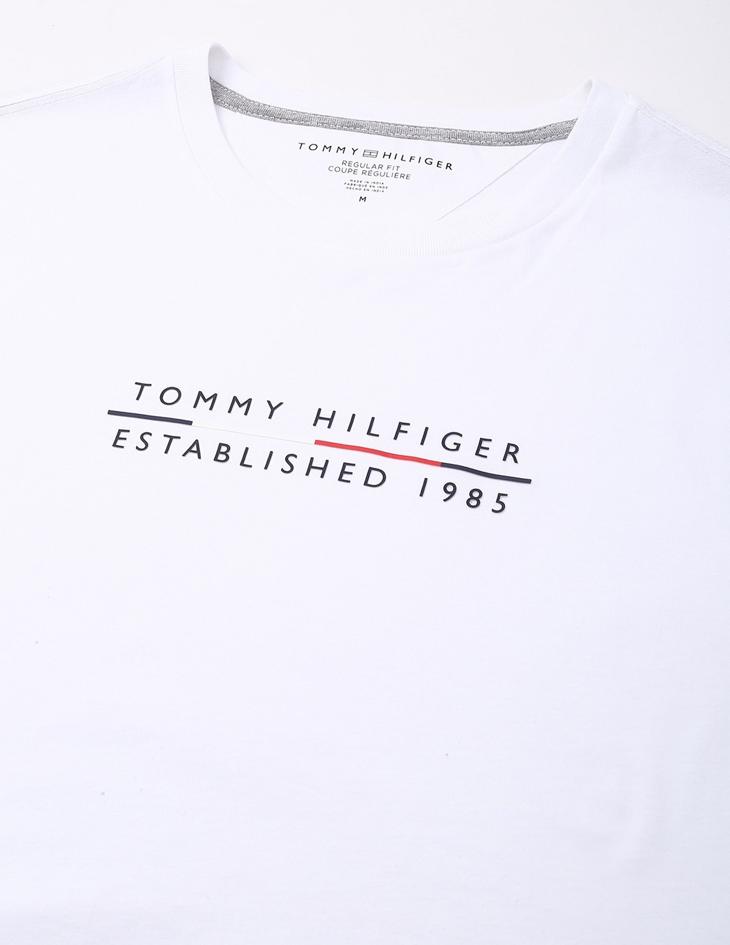 Tommy Hilfiger Logo Regular-Fit Cotton T-Shirt
