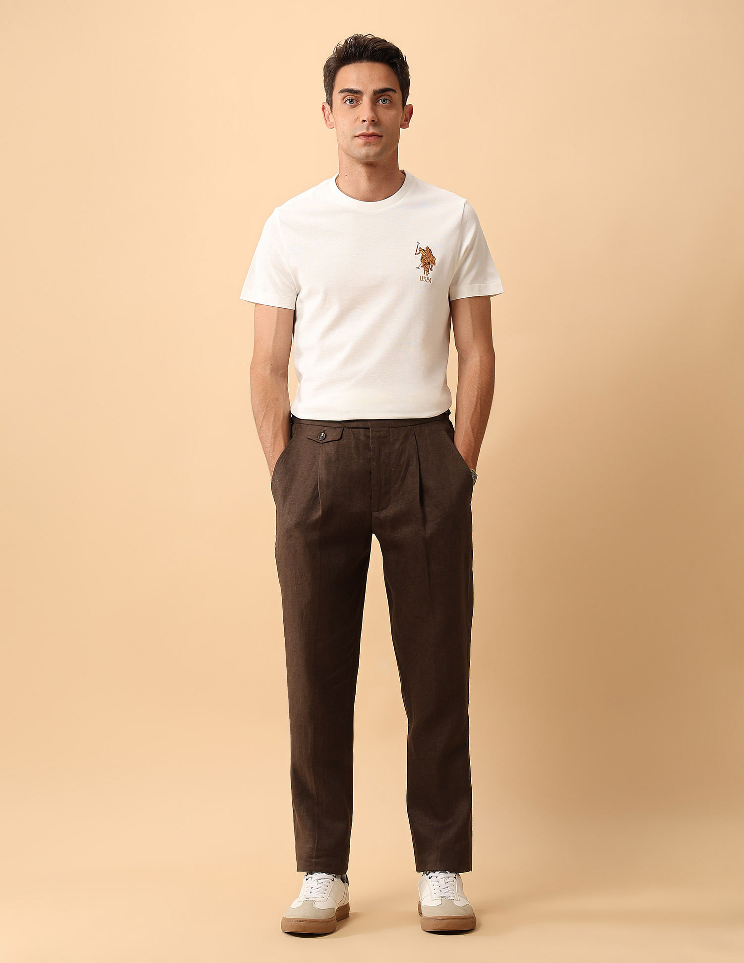 U.S. Polo Assn. Pacho X High Rise Riley Straight Fit Trouser
