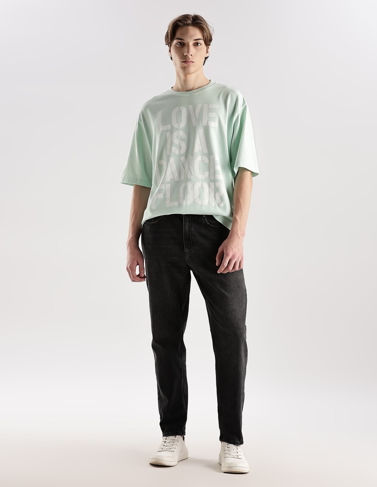 Calvin Klein Jeans Printed Regular Fit Cotton T-Shirt