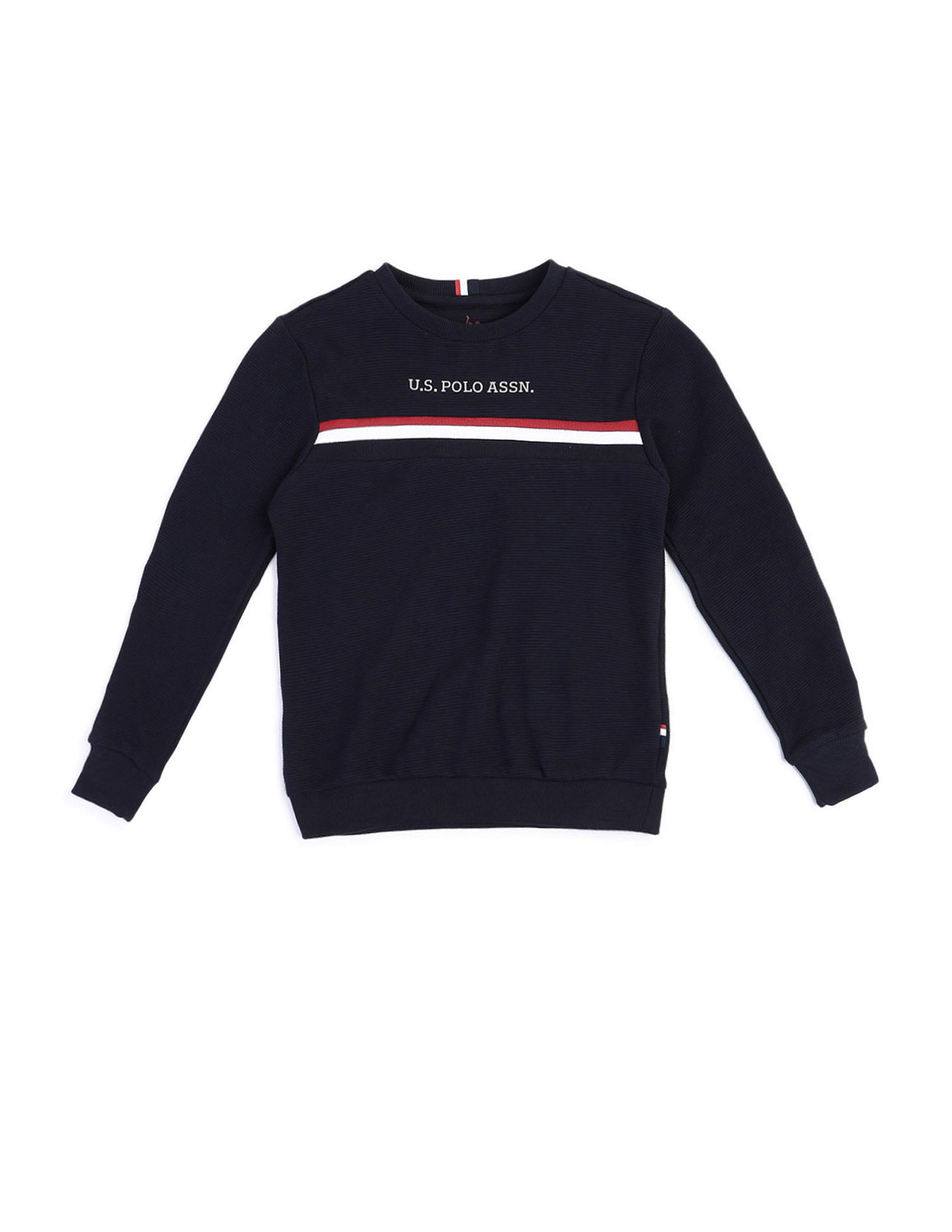 U.S. Polo Assn. Kids Boys Crew Neck Sweatshirt