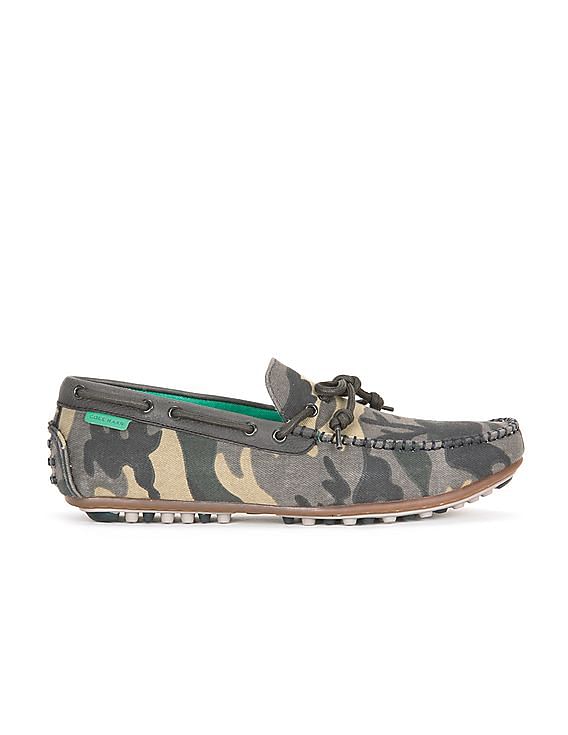 Buy Cole Haan Grant LTE Green Camo Canvas Driver Moccasins NNNOW