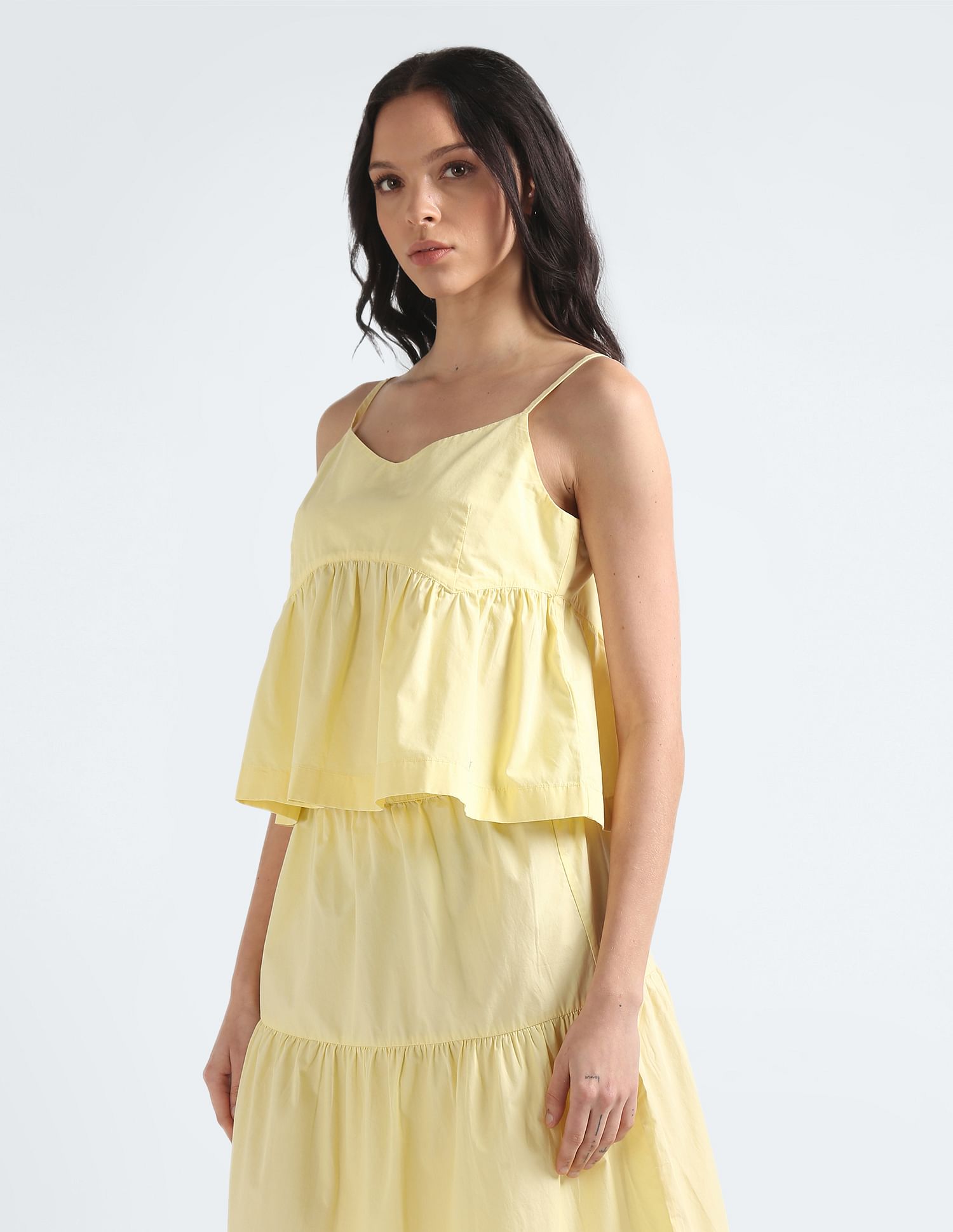 Tommy Hilfiger Poplin Back Tie Solid Top