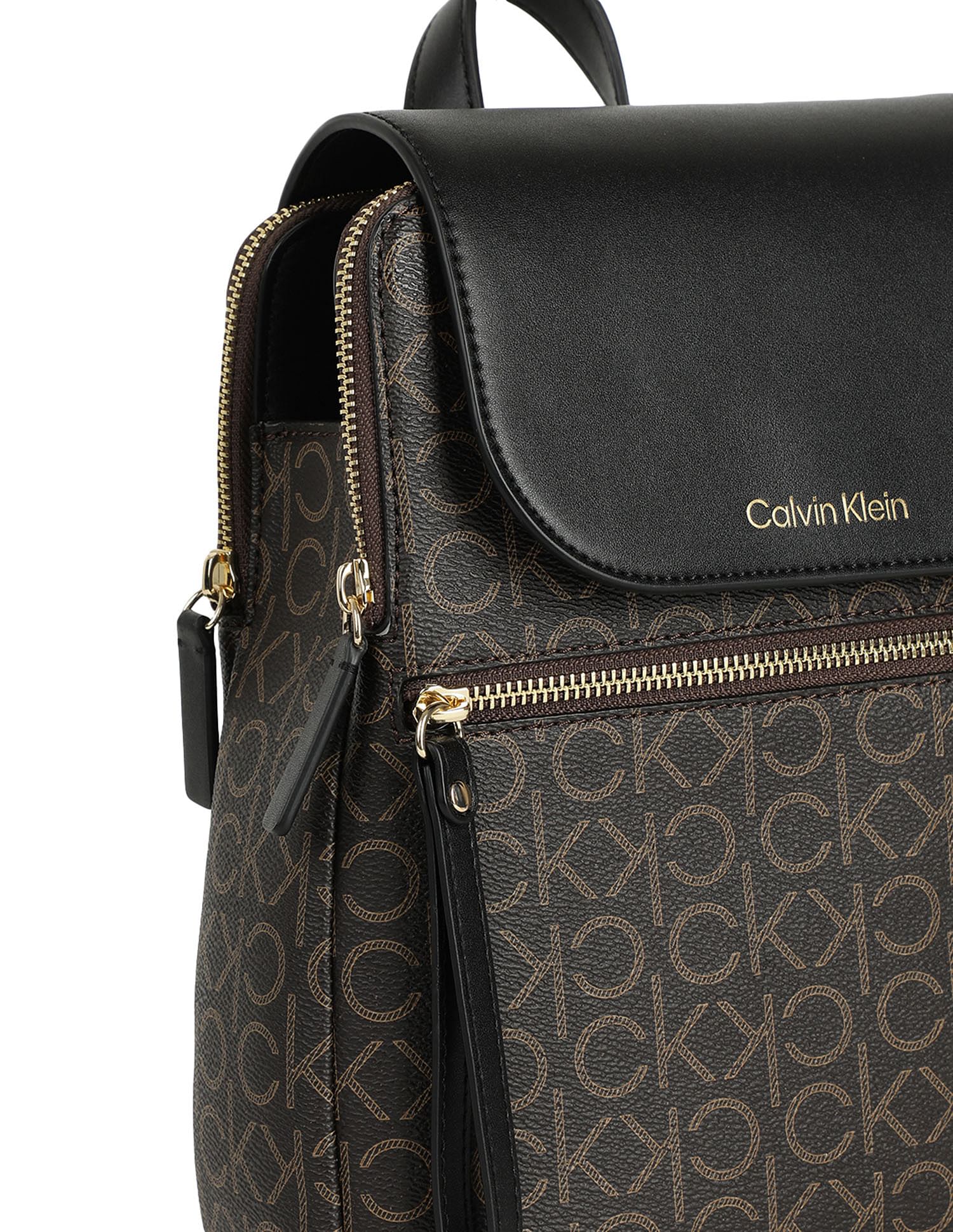 Buy Calvin Klein Monogram Garnet Backpack NNNOW