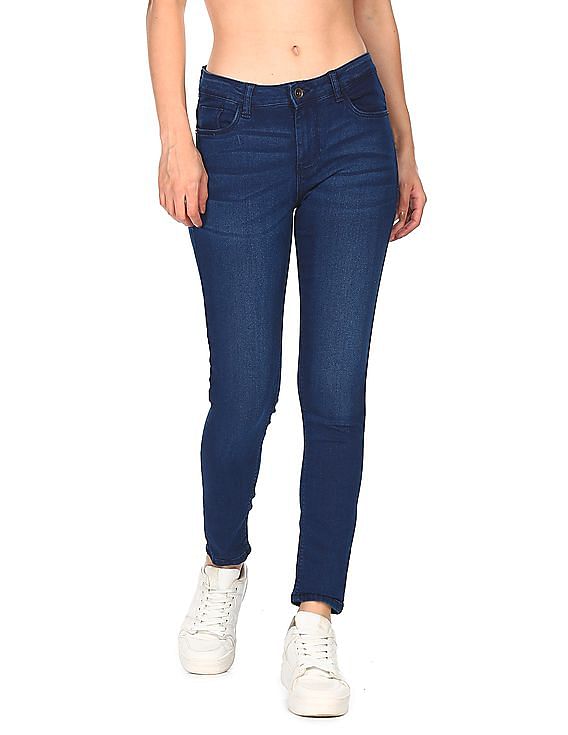 Flying Machine Women Mid Rise Skinny Fit Jeans