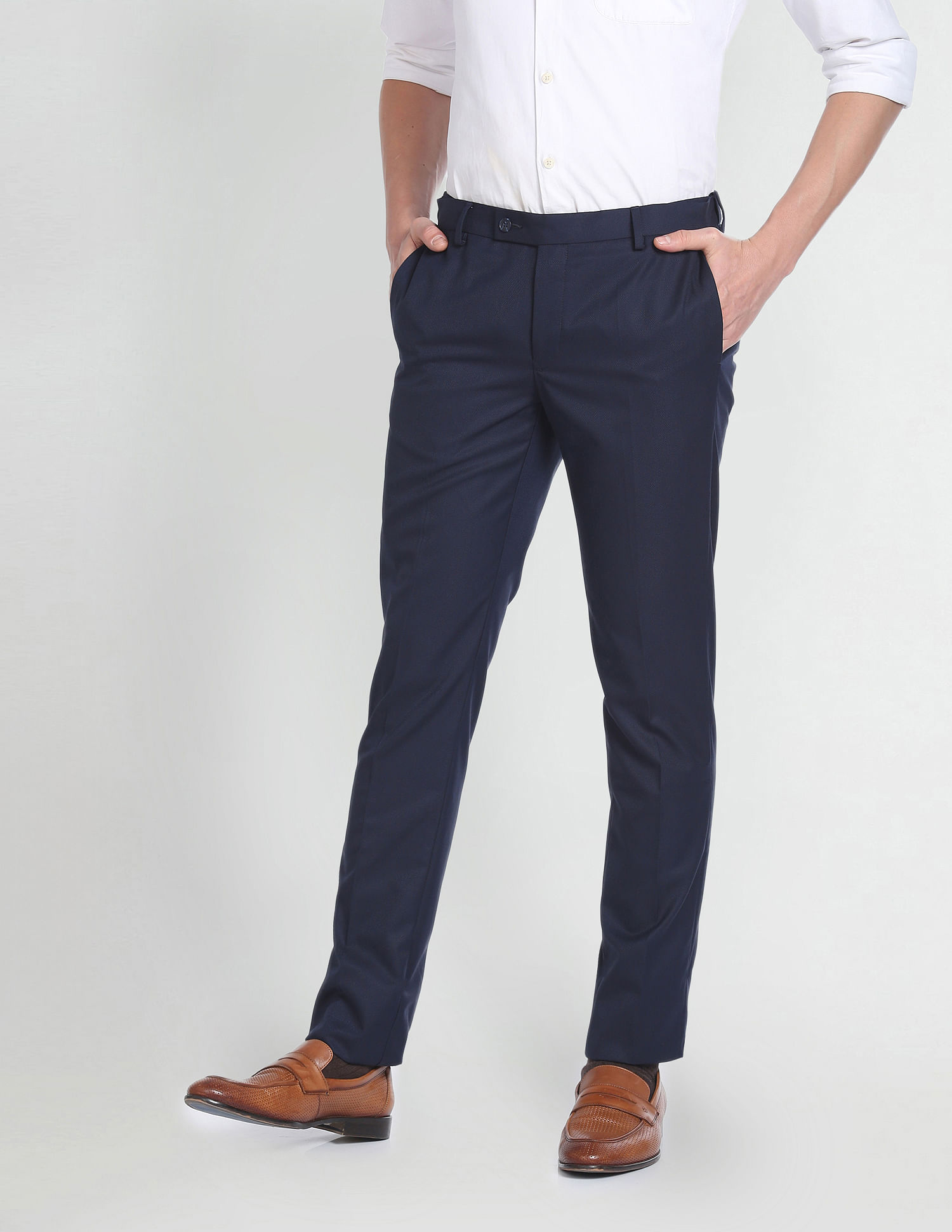 Arrow Solid Autoflex Trousers