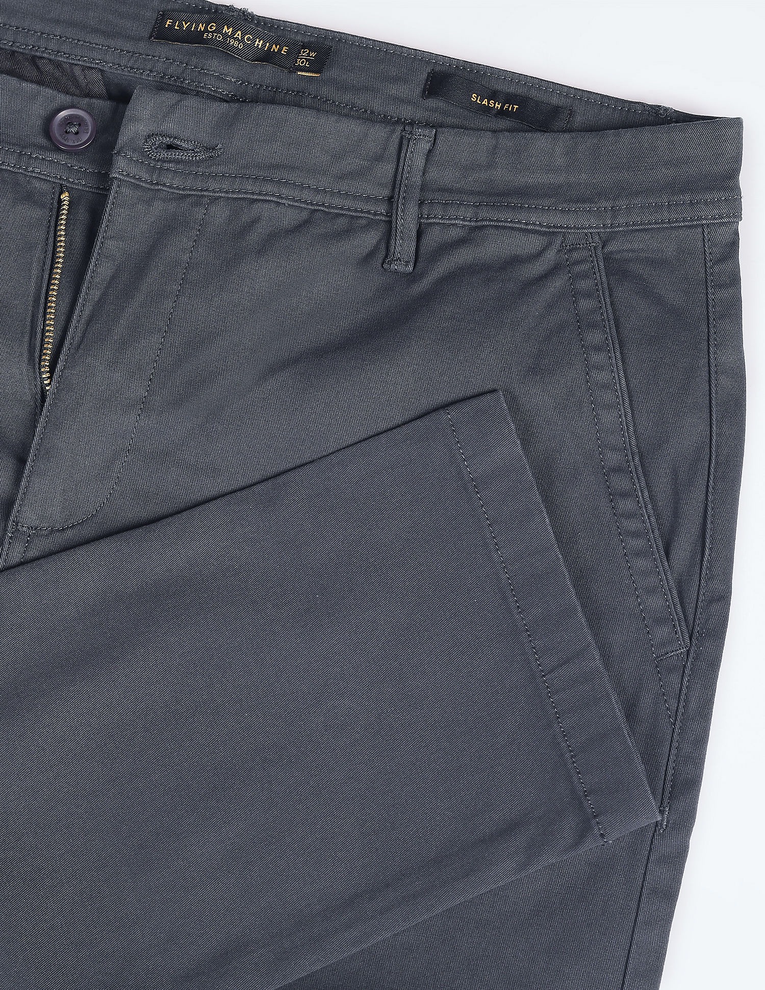 Flying Machine Slash Slim Tapered Fit Trousers