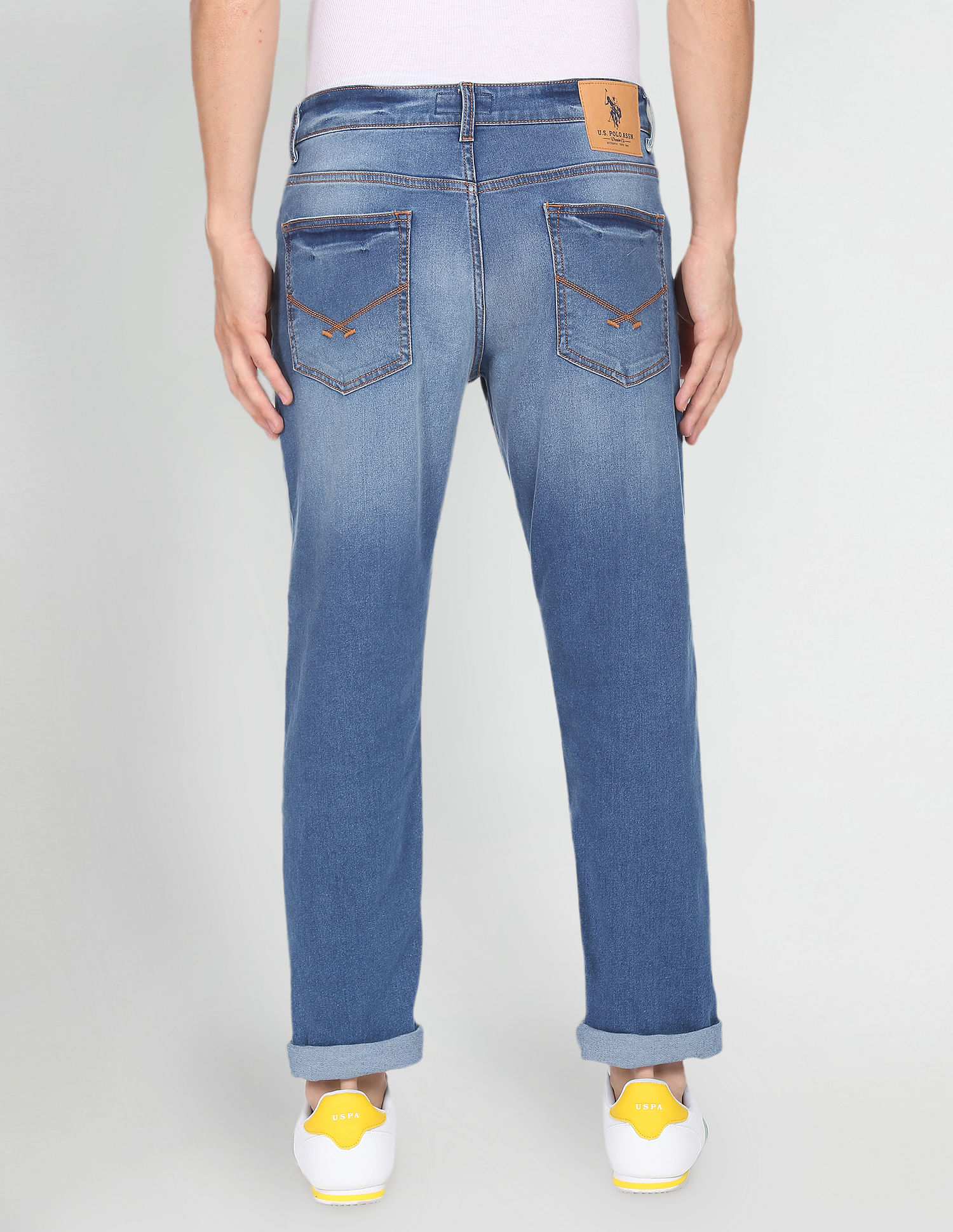 U.S. Polo Assn. Denim Co. Brandon Slim Tapered Fit Blue Jeans