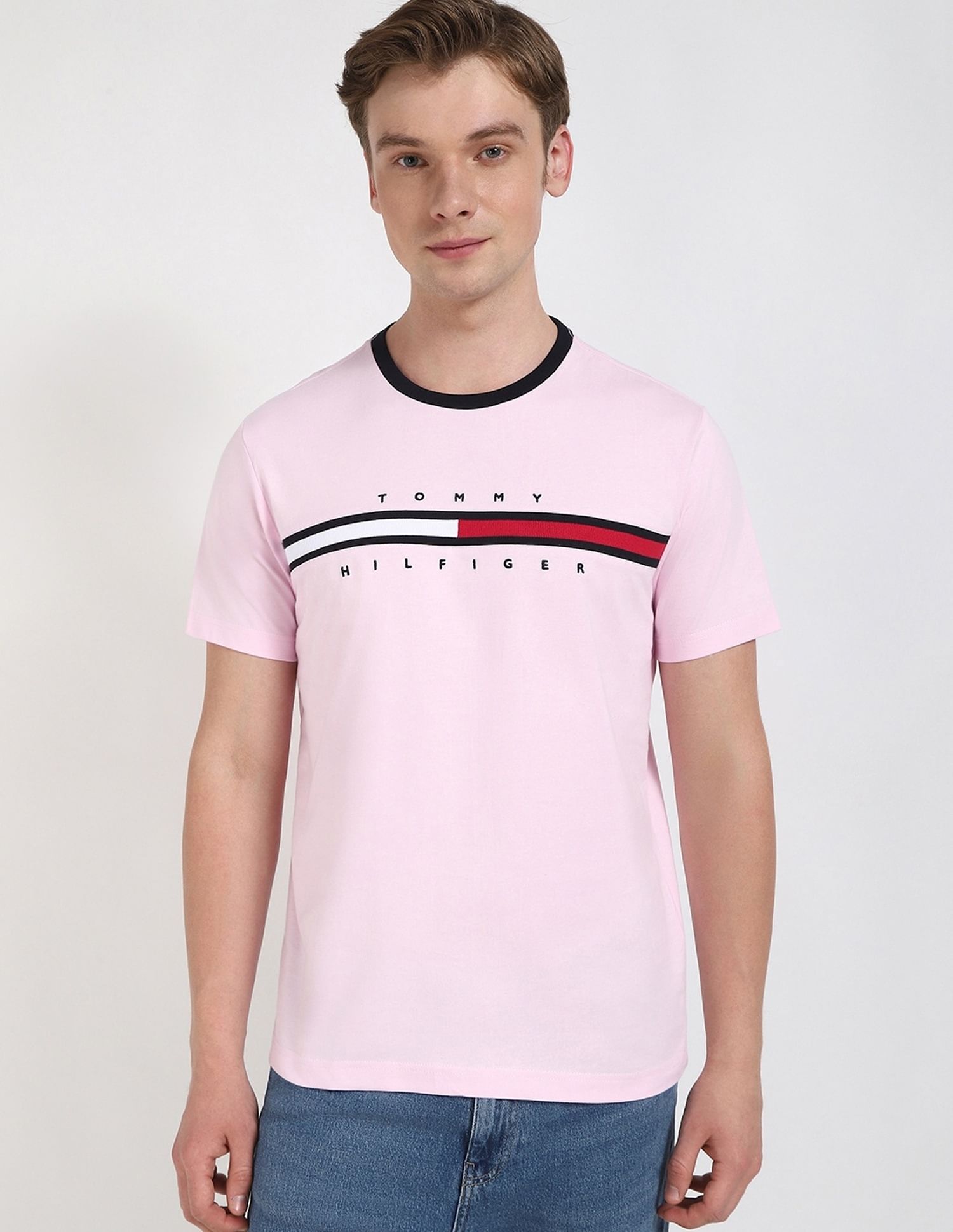 Tommy Hilfiger Embroidered Logo Regular-Fit Cotton T-Shirt