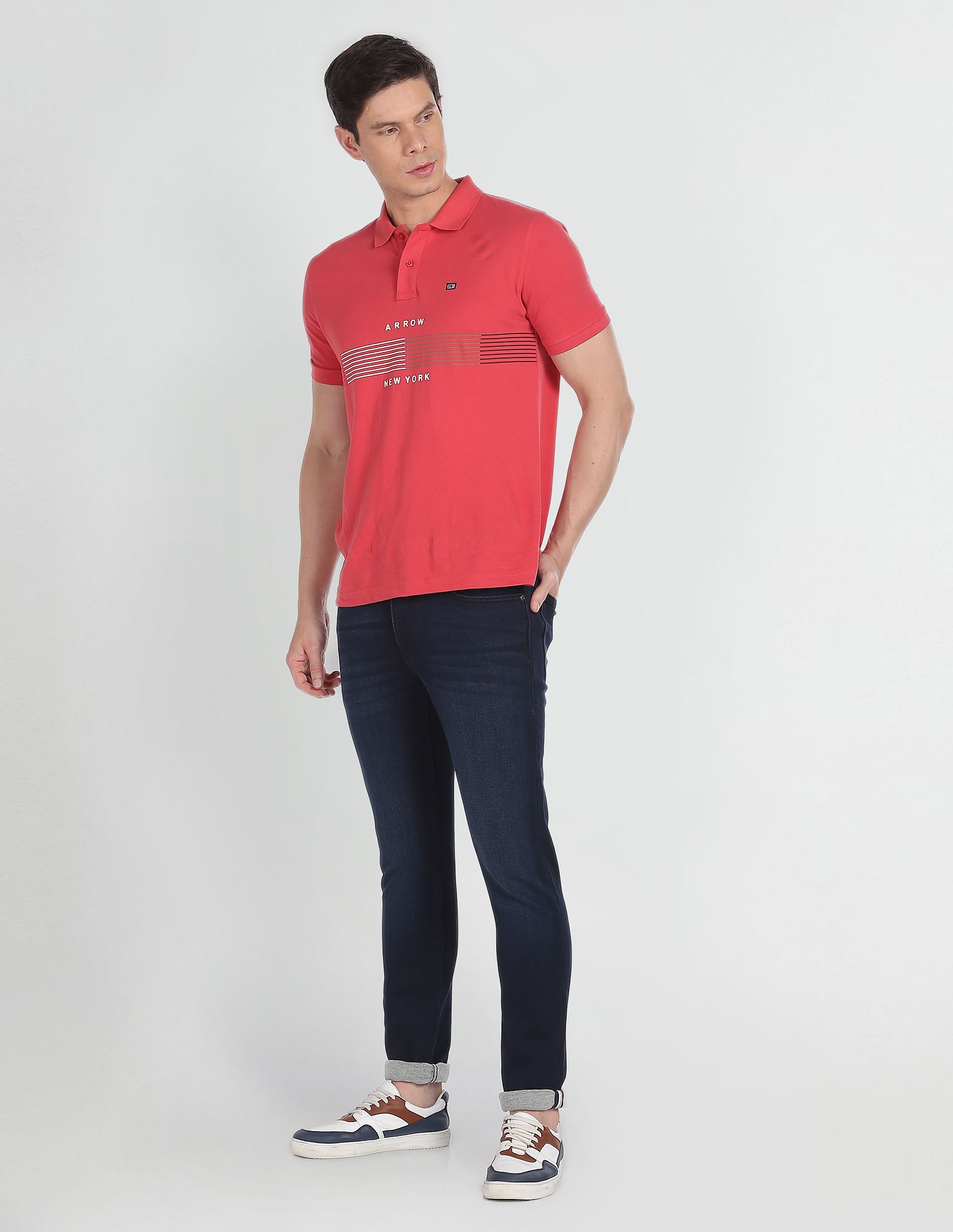 Arrow Sports Jameson Slim Fit Dark Wash Jeans