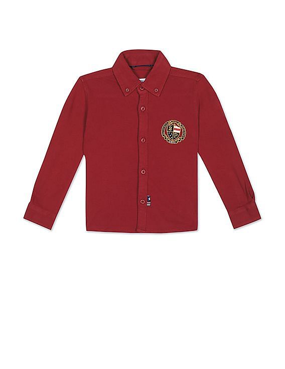U.S. Polo Assn. Kids Boys Solid Pique Knit Shirt