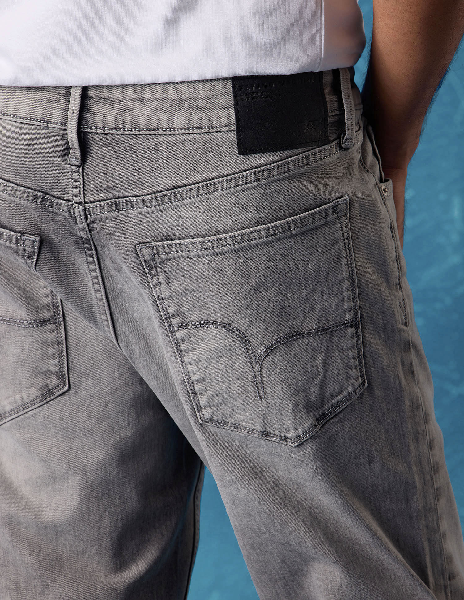 Flying Machine Men Mankle Relax Tapered Fit Jeans