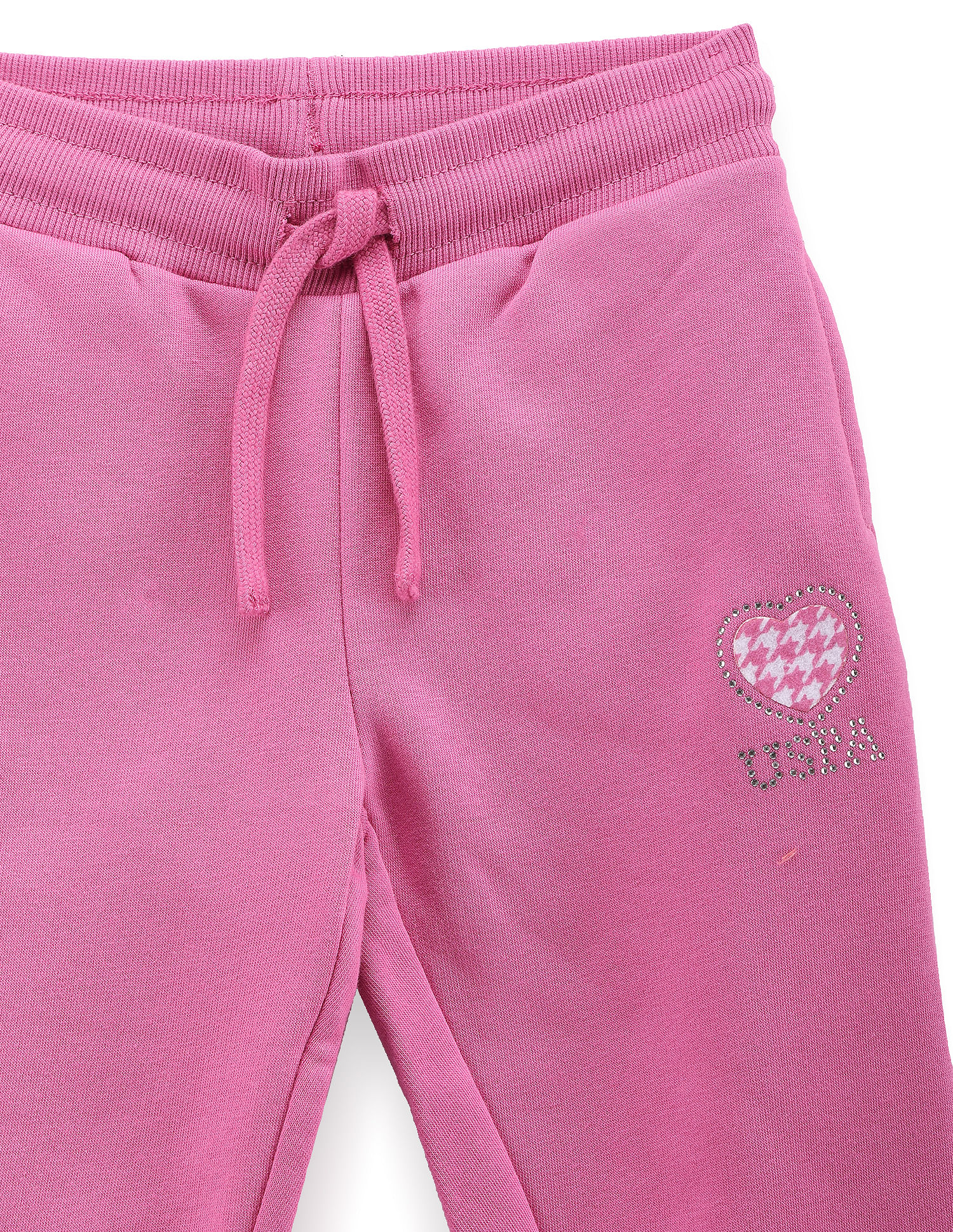 Buy Girls Solid Regular Cotton Pink Trackpants Online at 63% OFF | Cub  McPaws