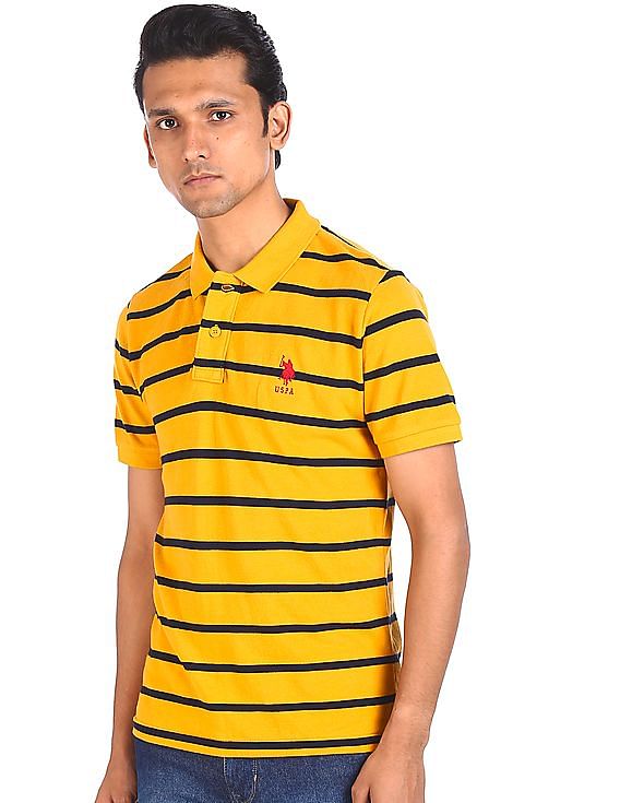 U.S. Polo Assn. Cotton Striped Polo Shirt