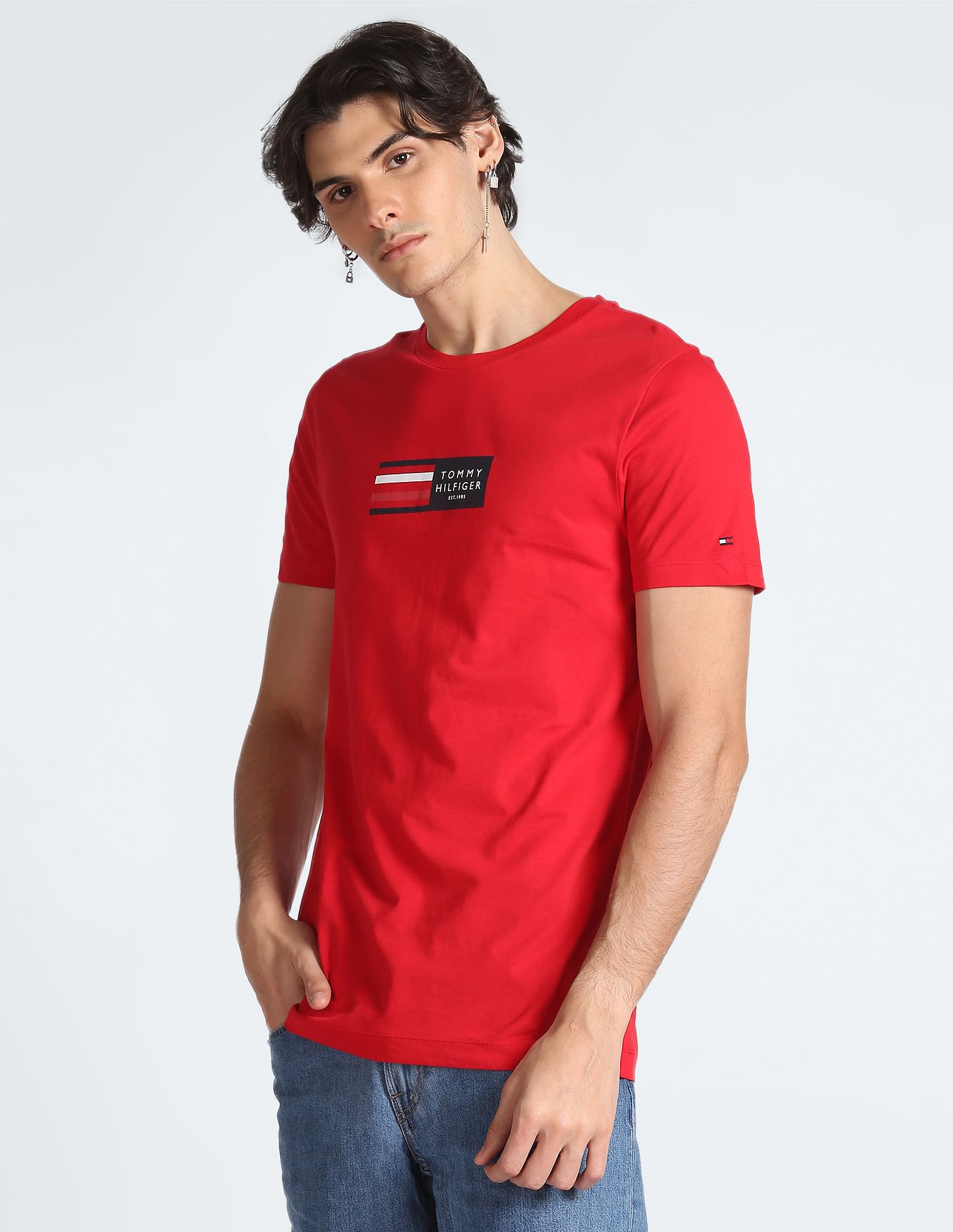 Tommy Hilfiger Organic Cotton Corporate Graphic T-Shirt