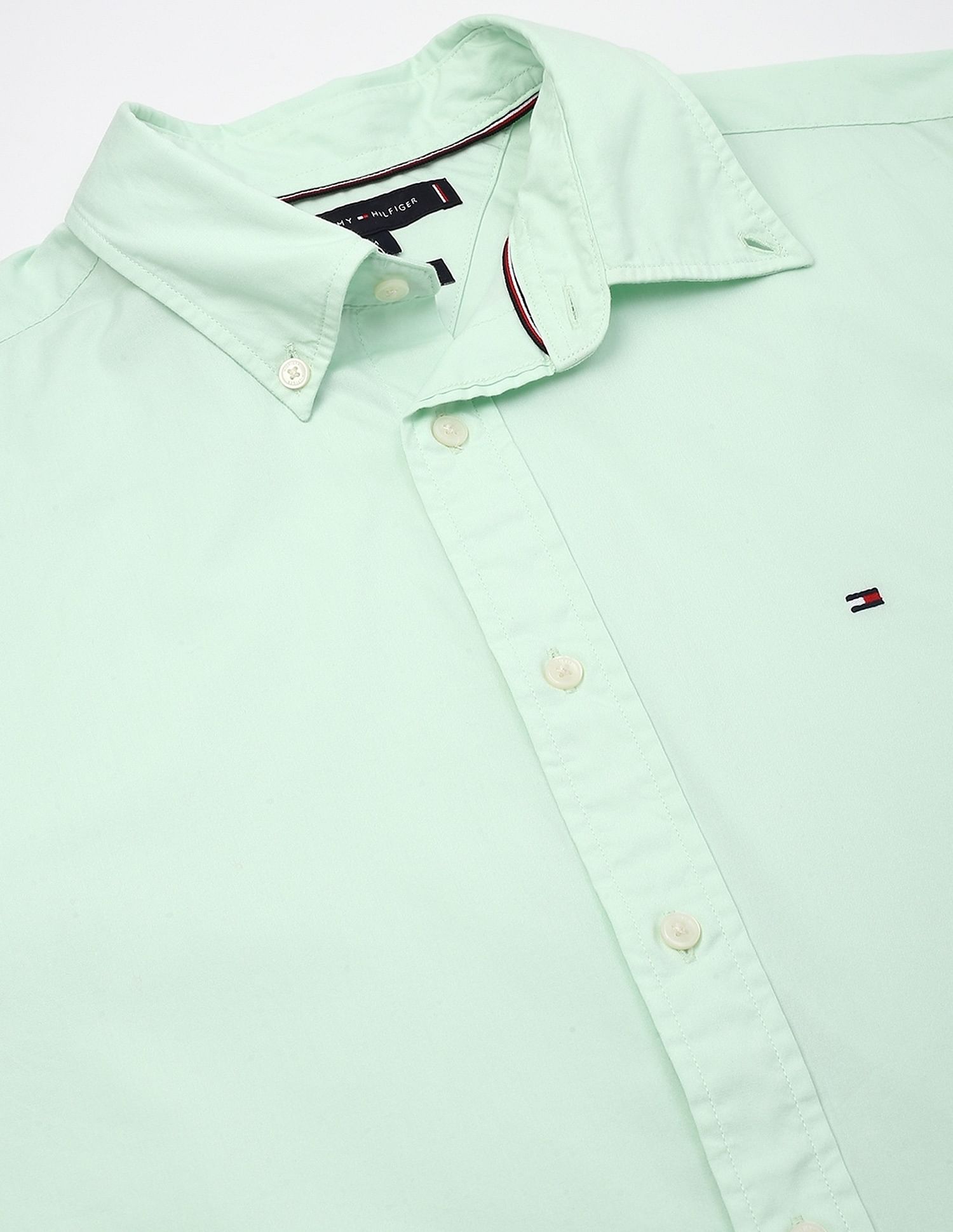 Tommy Hilfiger Solid Regular-Fit Poplin Woven Shirt