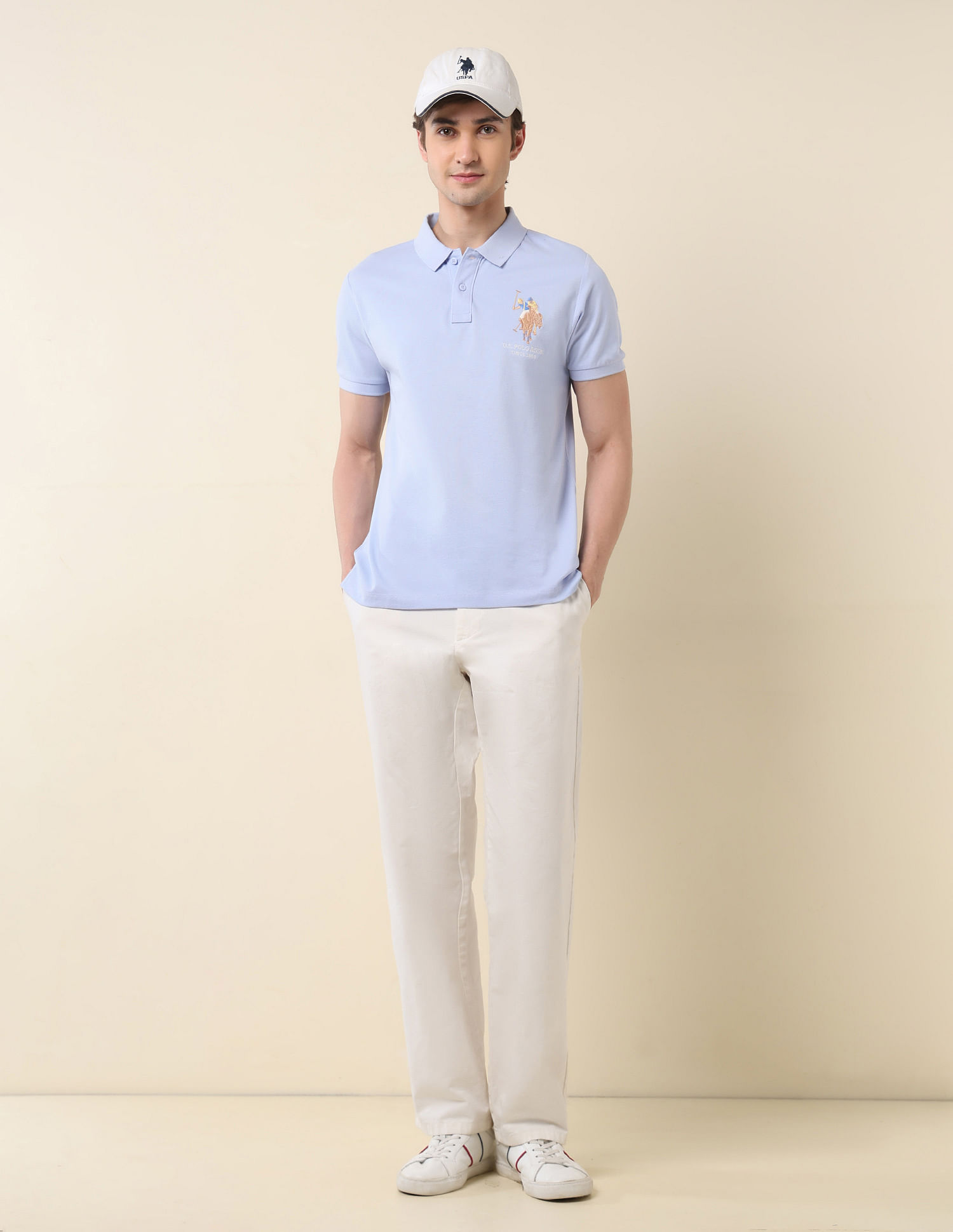 U.S. Polo Assn. Pure Cotton Summer Splash Polo Shirt