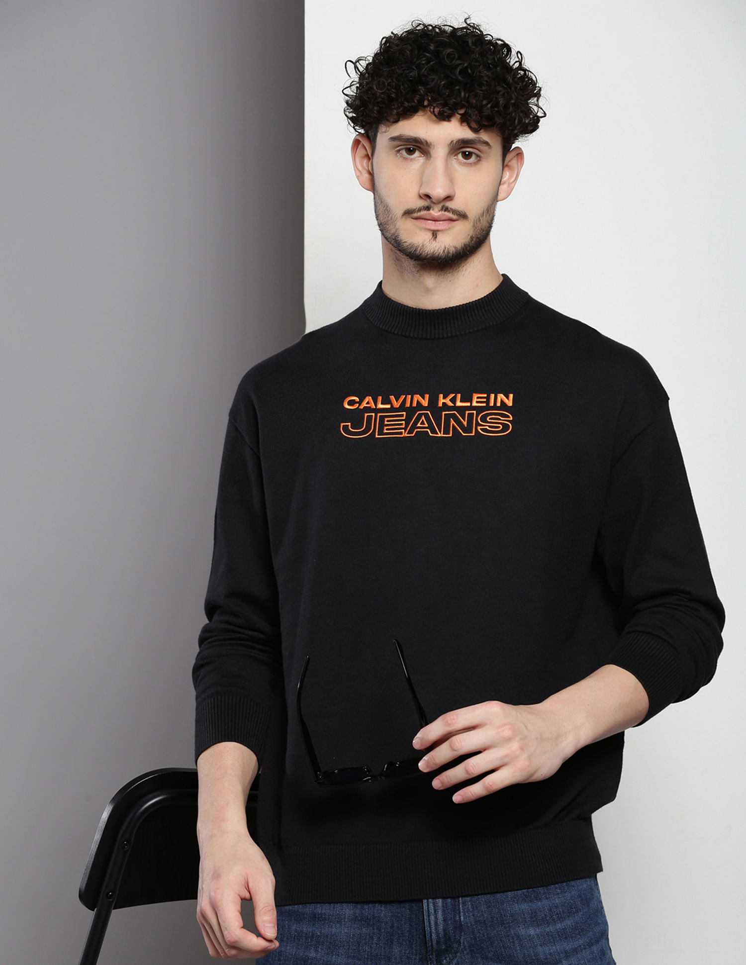 Calvin Klein Sustainable Stacked Sweater