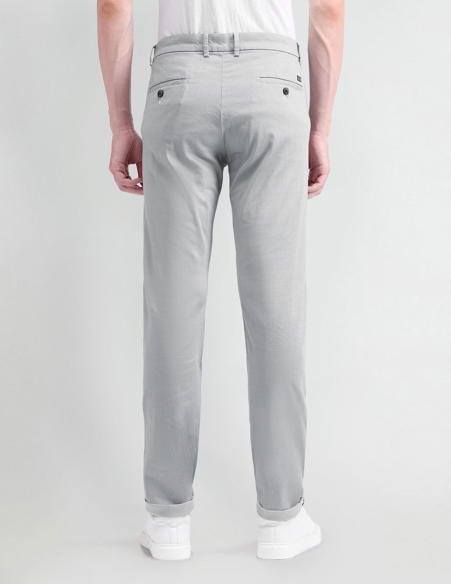 Arrow Sport Slim Fit Satin Trousers