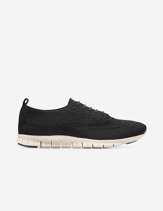 Buy Cole Haan Women Black ZEROGRAND Stitchlite Oxford Sneakers NNNOW