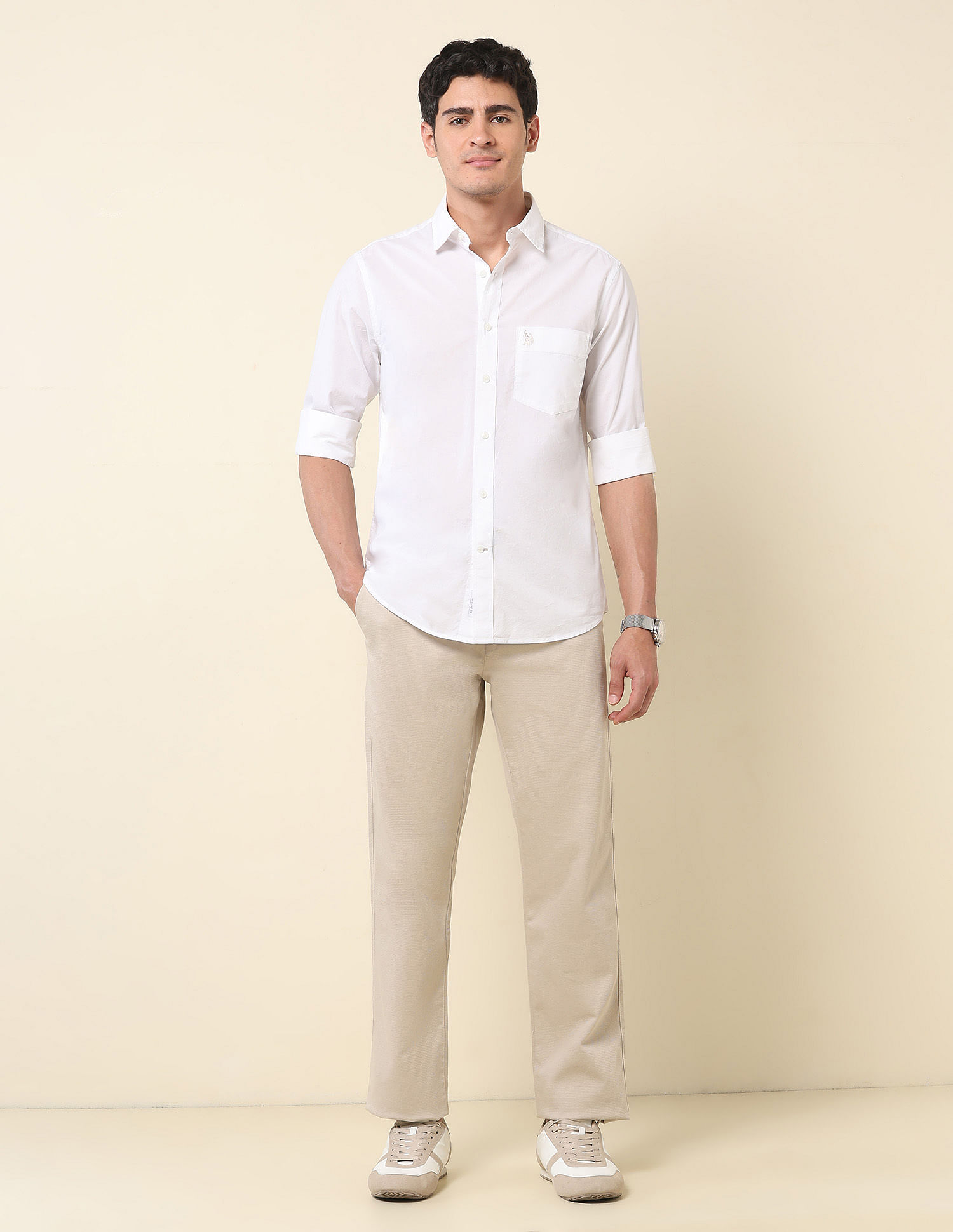 U.S. Polo Assn. Pure Cotton Tailored Fit Shirt