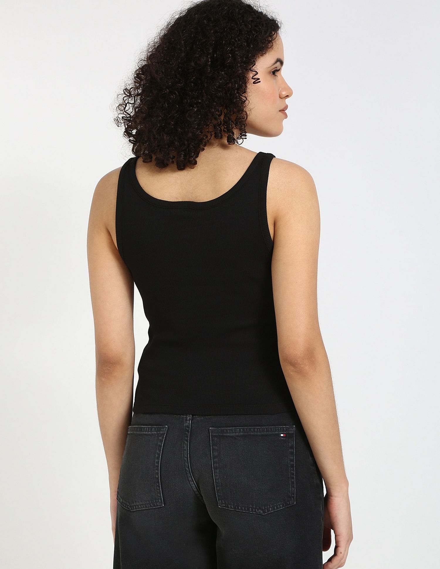 Tommy Hilfiger Slim-Fit Cotton Round Neck Tank Top