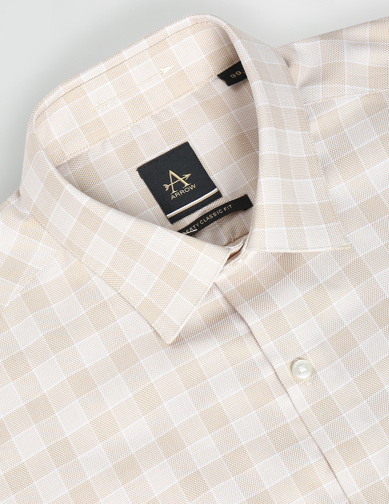 Arrow Auto Press Gingham Check Shirt