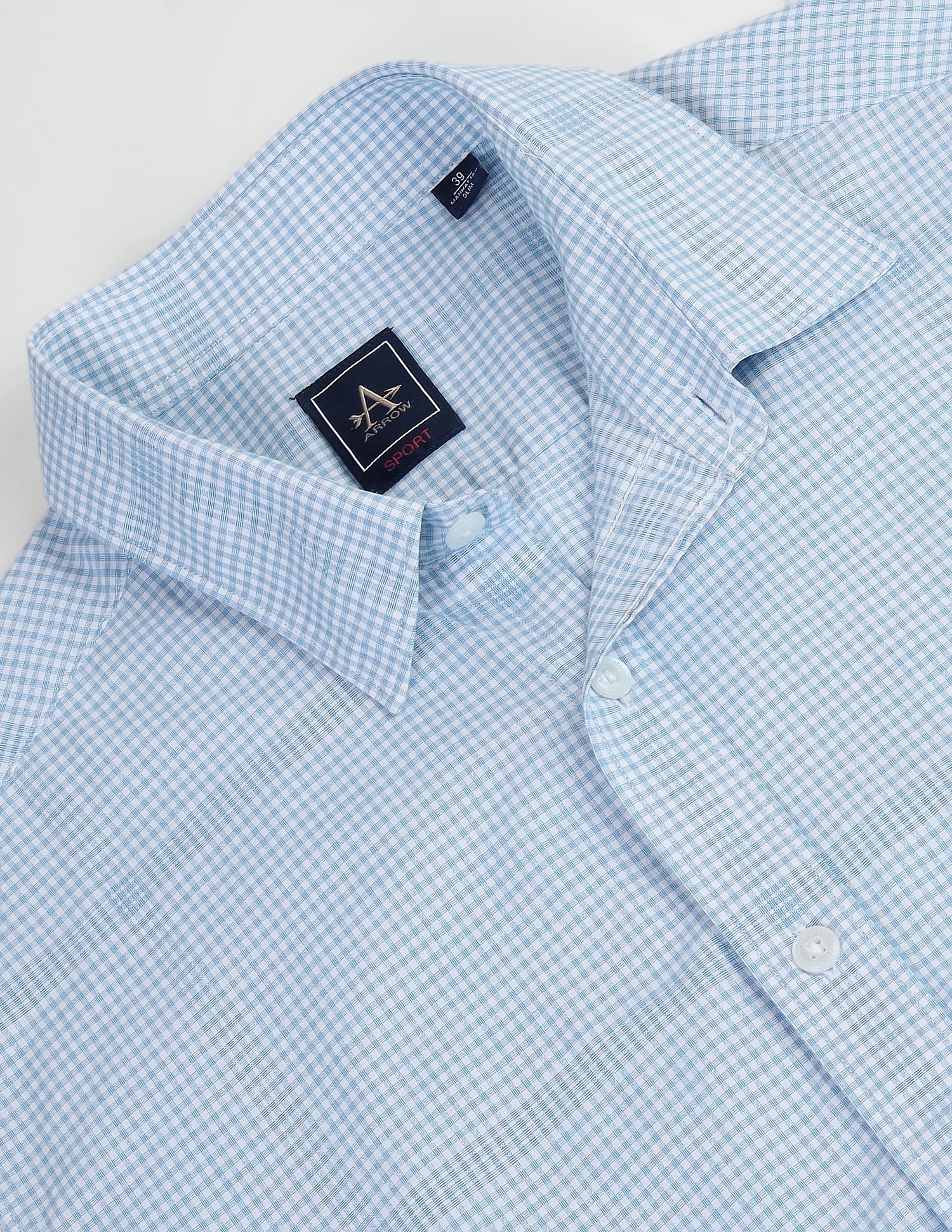 Arrow Sports Micro Check Slim Fit Shirt