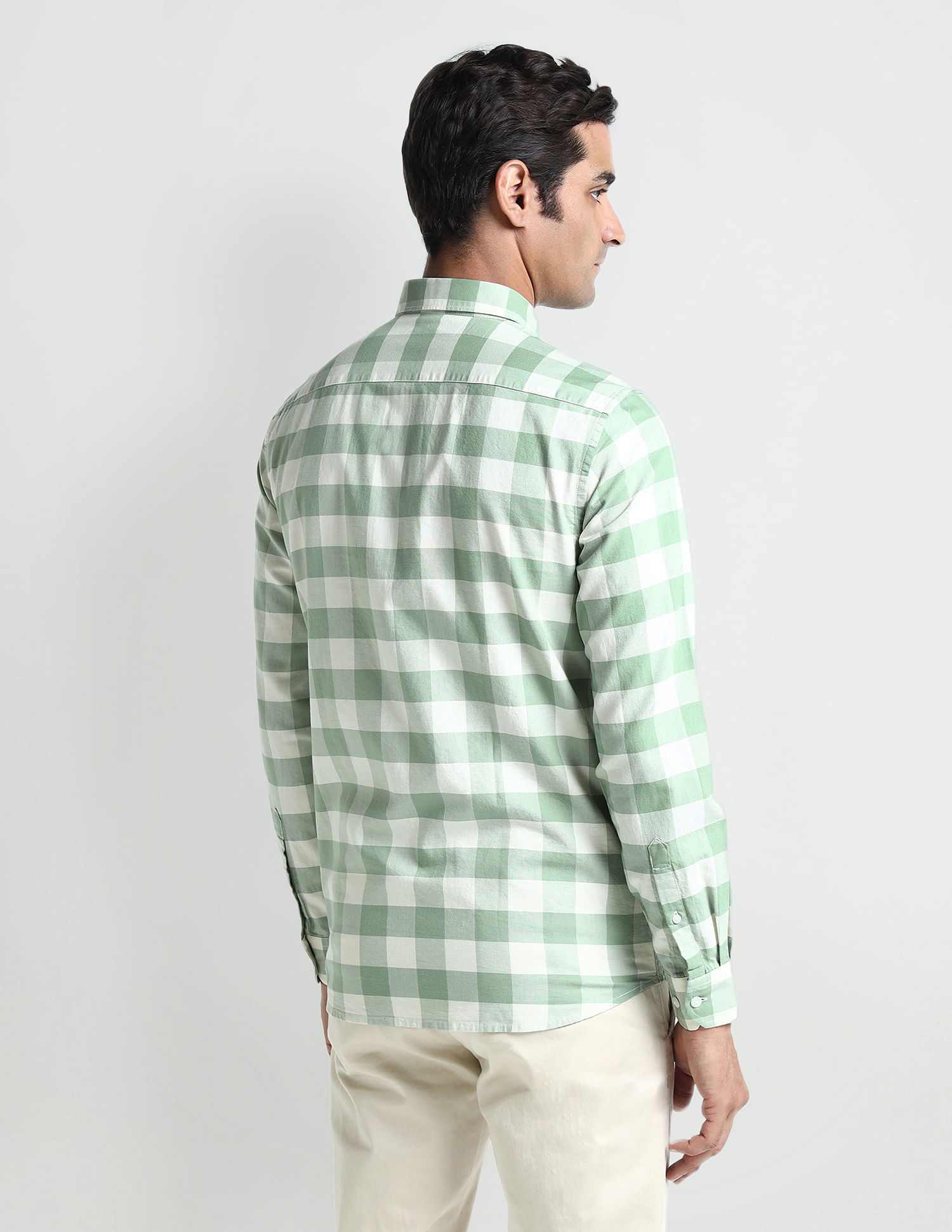 Arrow Sport Buffalo Check Cotton Shirt