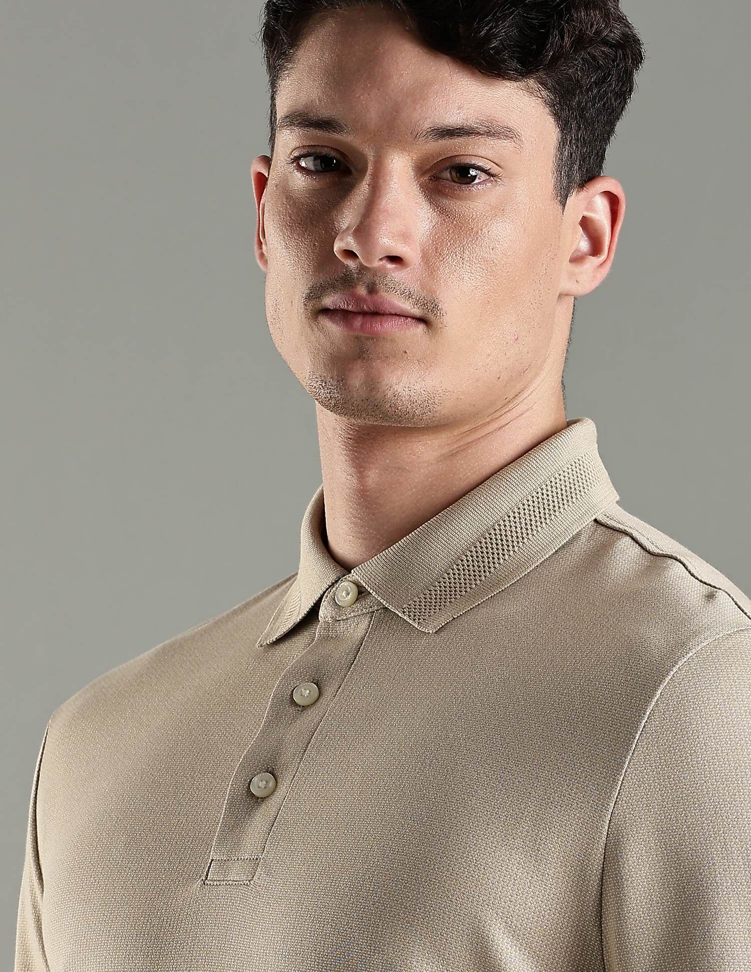 Tommy Hilfiger Solid Regular Fit Cotton Polo T-Shirt