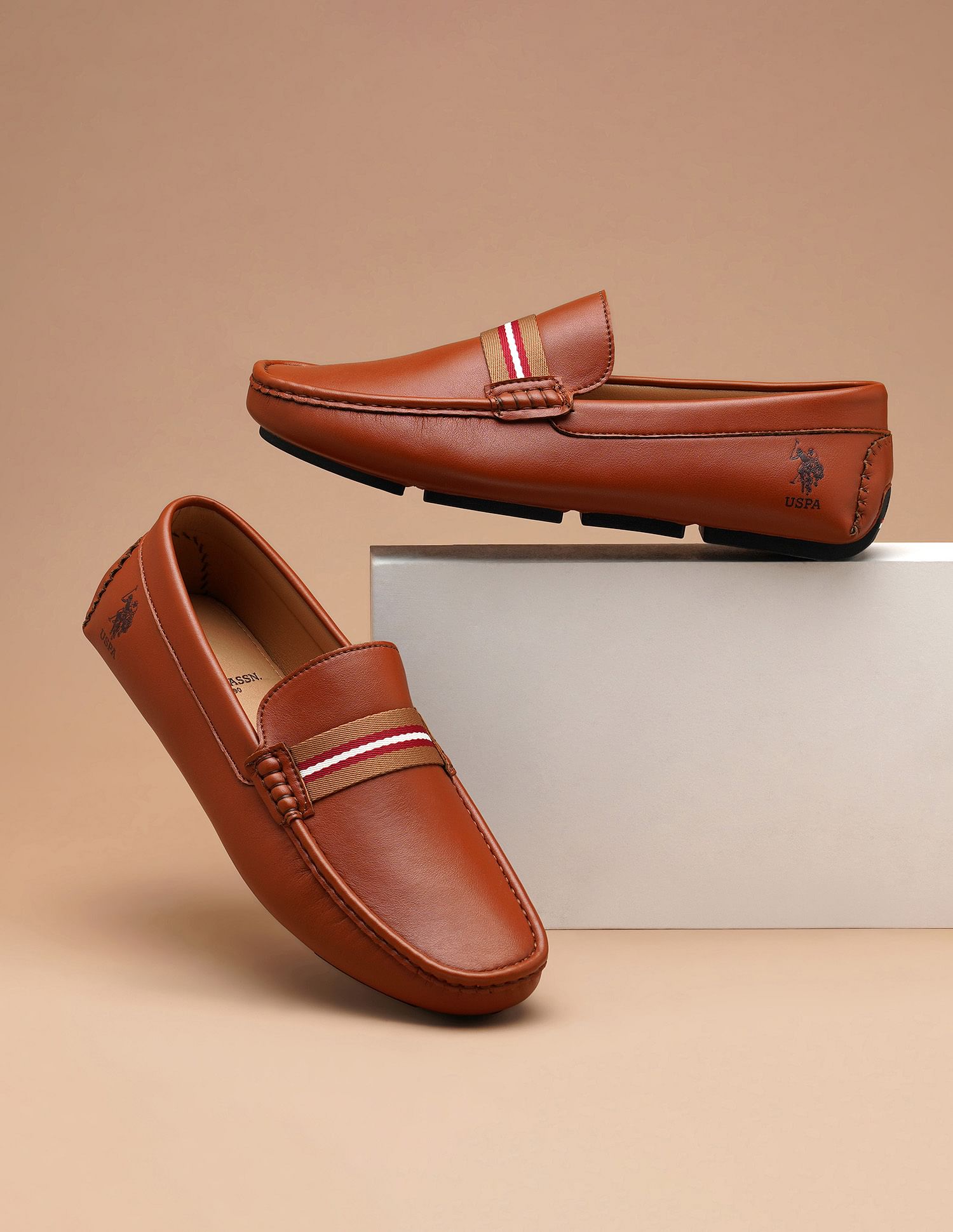 U.S. Polo Assn. Men Solid Bickford 3.0 Loafers