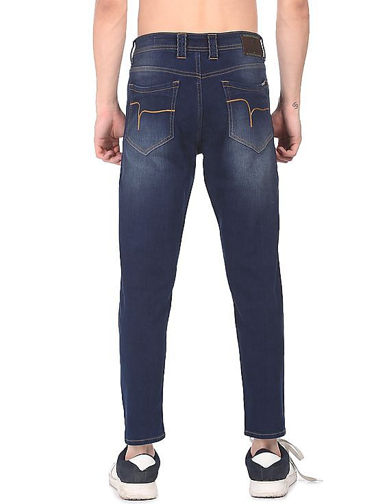 Flying Machine Mankle Slim Fit Mid Rise Jeans