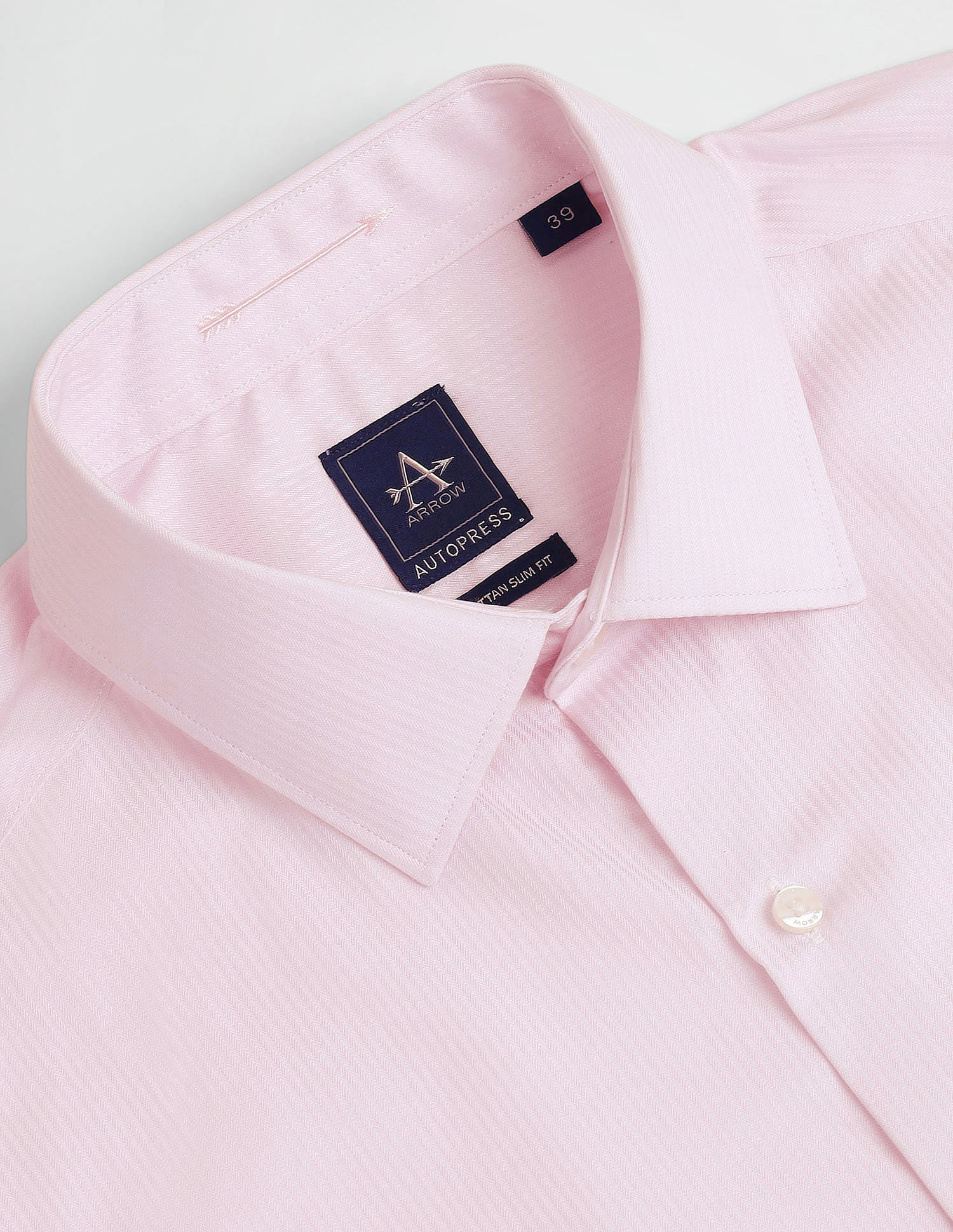 Arrow Vertical Stripe Auto Press Shirt
