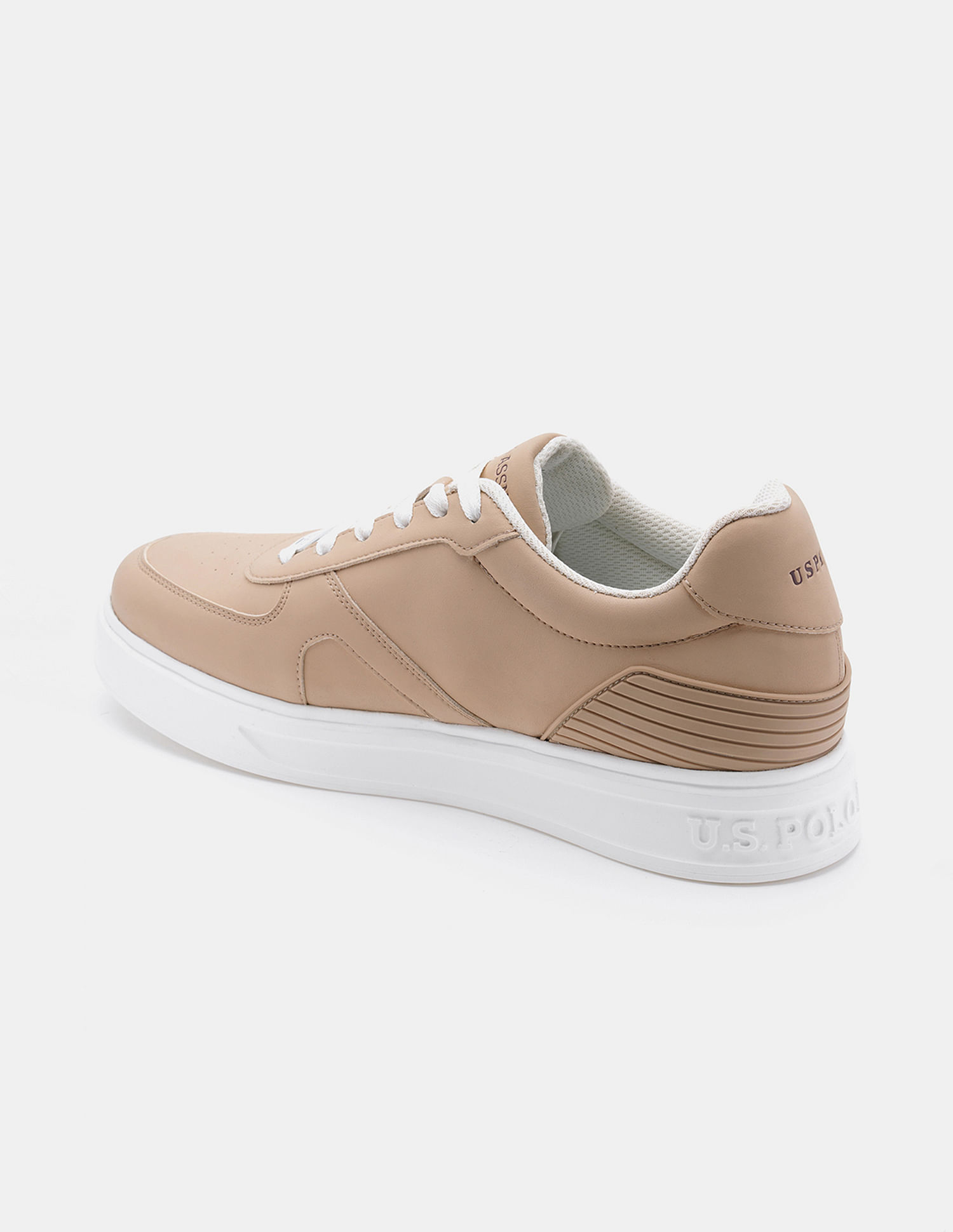 U.S. Polo Assn. Round Toe Solid Nebo Sneakers