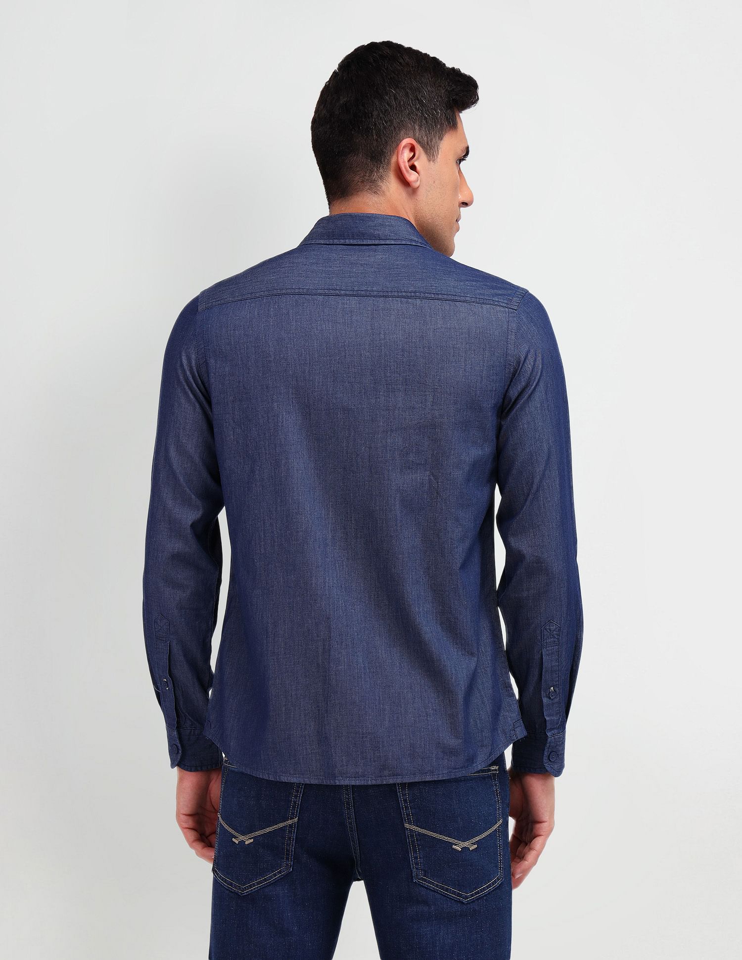 U.S. Polo Assn. Denim Co. Slim Fit Chambray Shirt