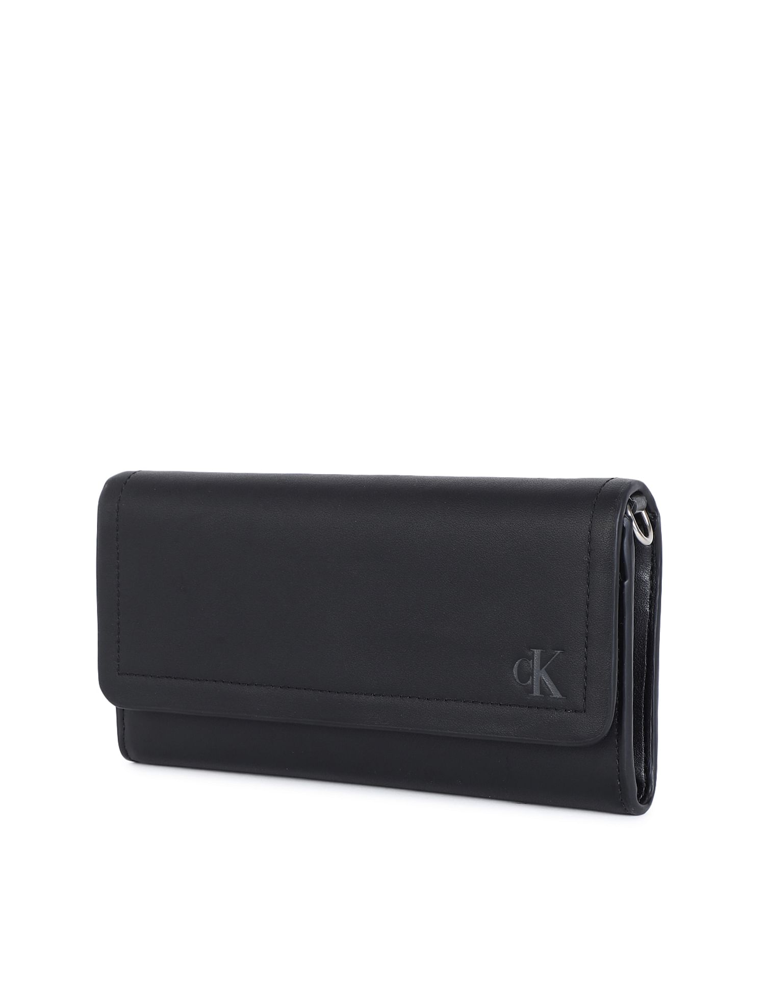 Buy Calvin Klein Long Fold Detachable Strap Wallet Bag NNNOW