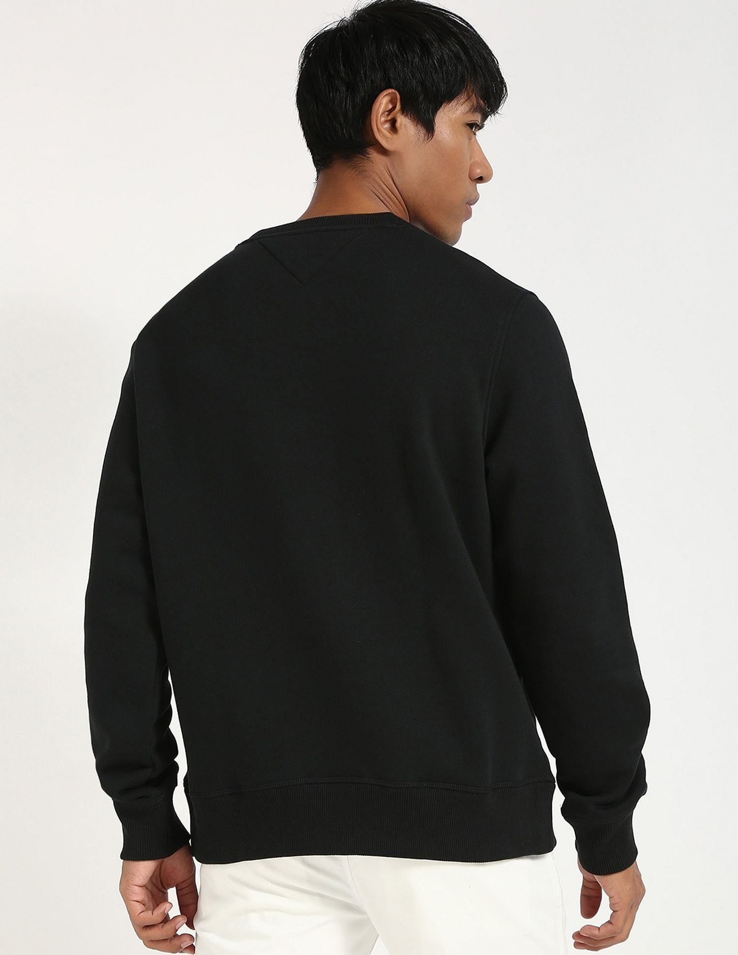 Tommy Hilfiger Embroidered Logo Regular-Fit Cotton Sweatshirt