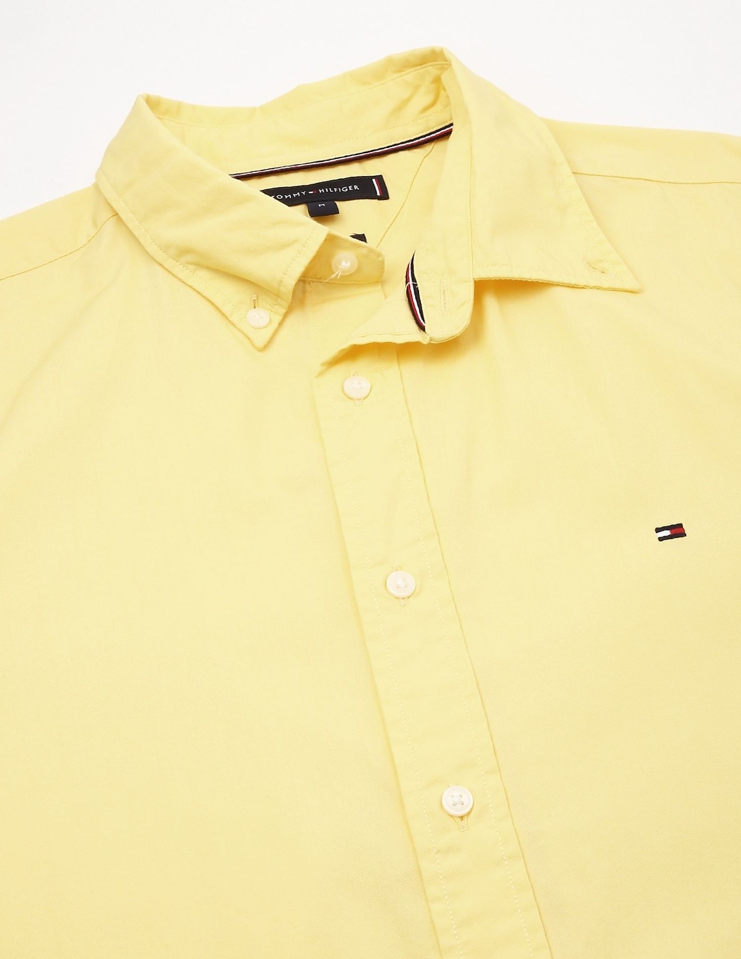 Tommy Hilfiger Solid Regular-Fit Poplin Woven Shirt