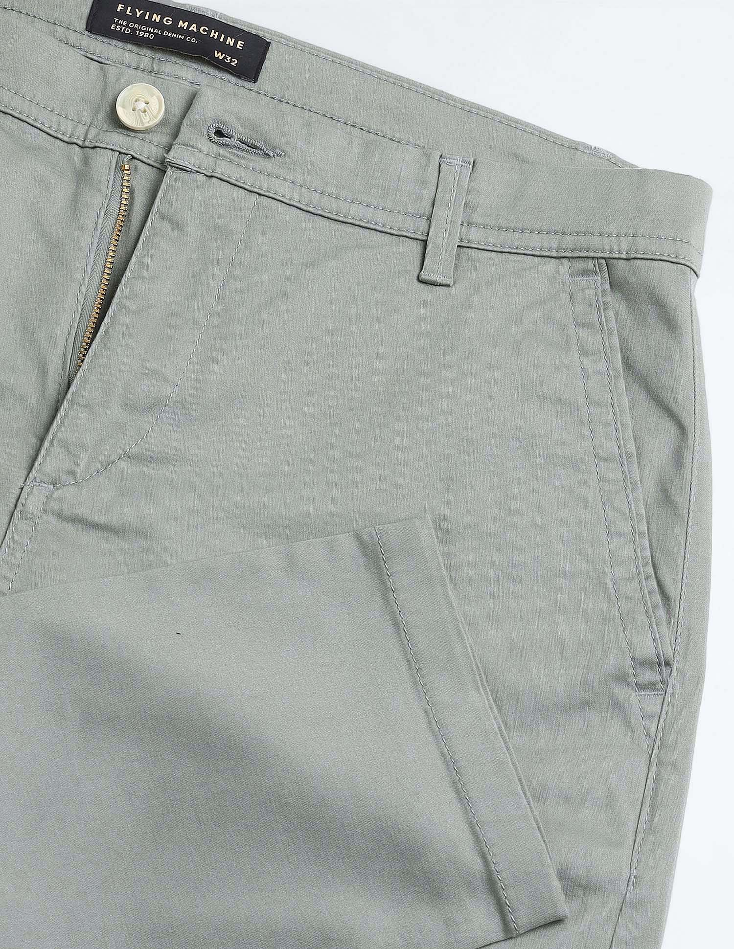 Flying Machine Slash Slim Tapered Fit Twill Chinos