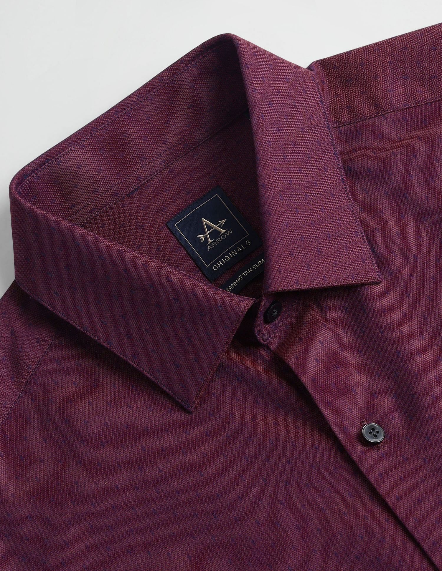 Arrow Manhattan Slim Fit Dobby Shirt