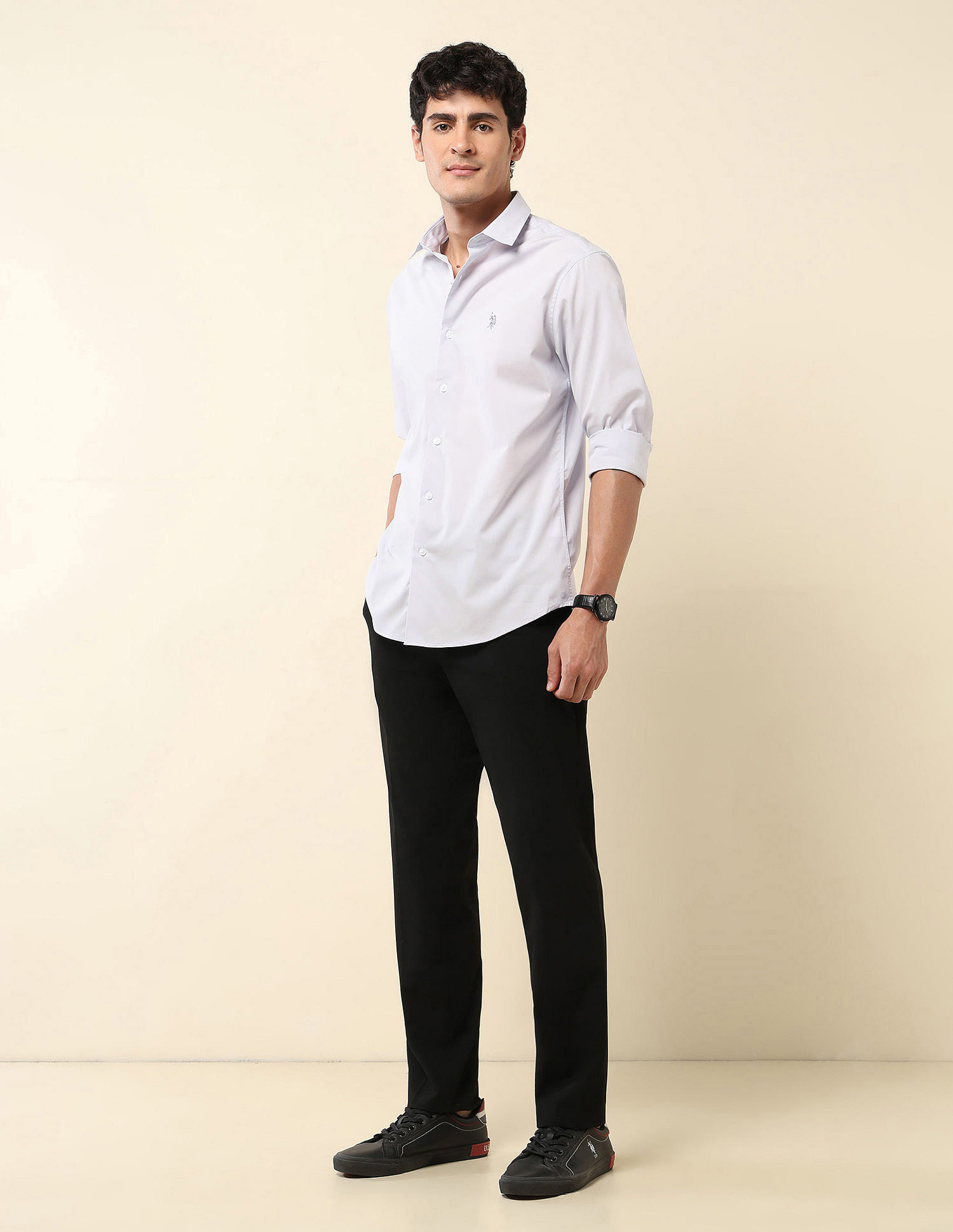 U.S. Polo Assn. Tailored Fit Poplin Shirt